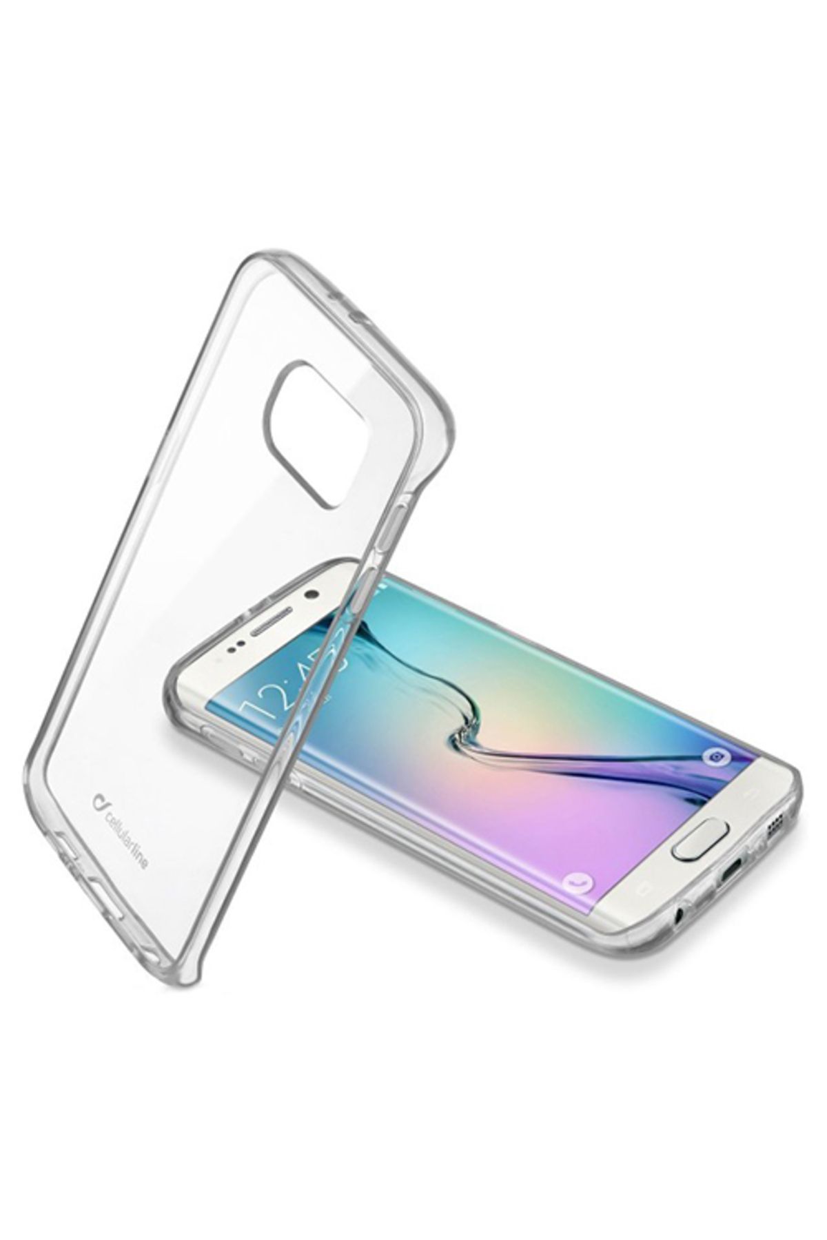 Cellular Line Galaxy S6 Edge Clearduo Şeffaf Sert Kılıf