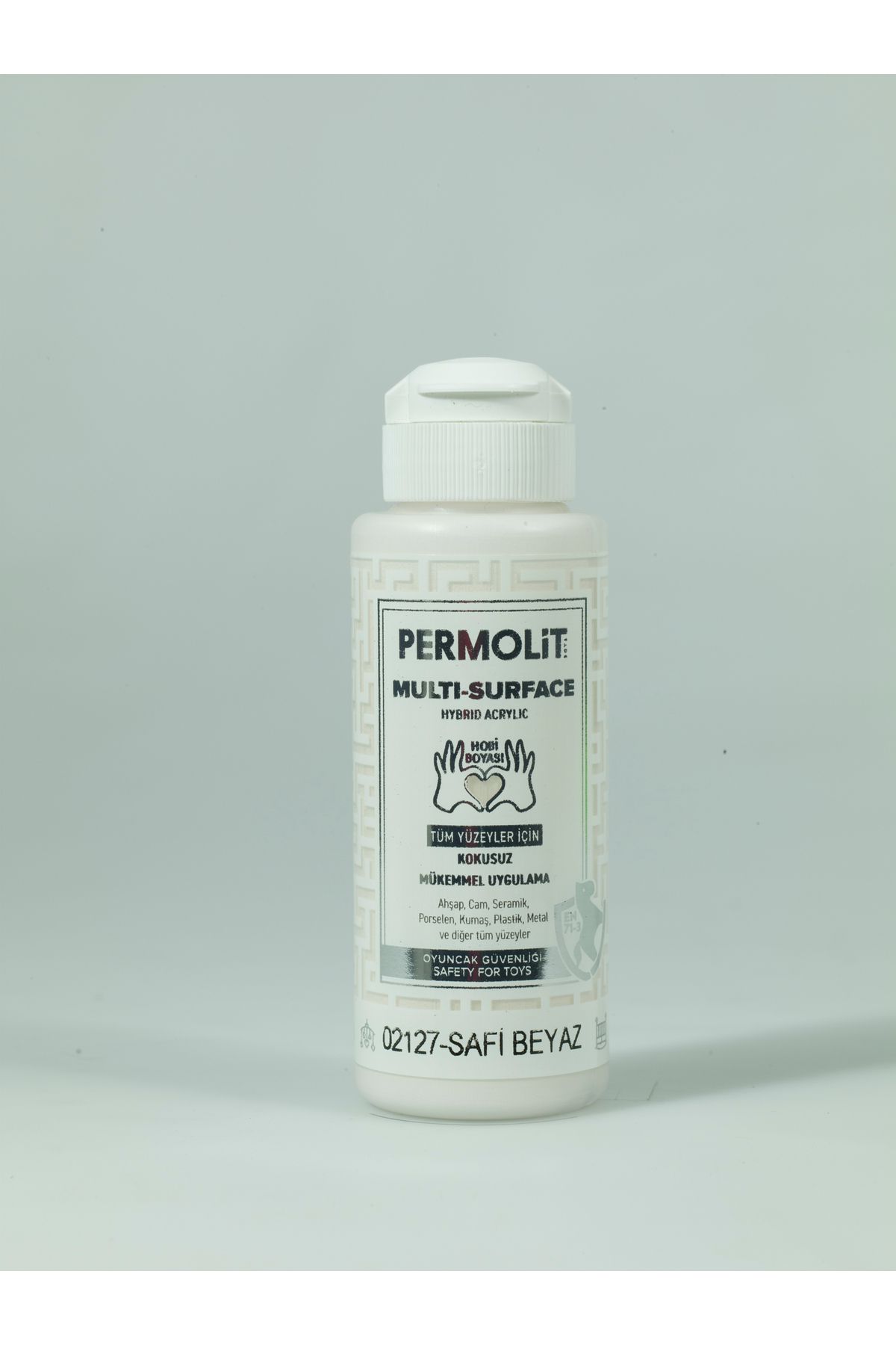 Permolit Multi Surface Akrilik Boya 120 ml Safi Beyaz