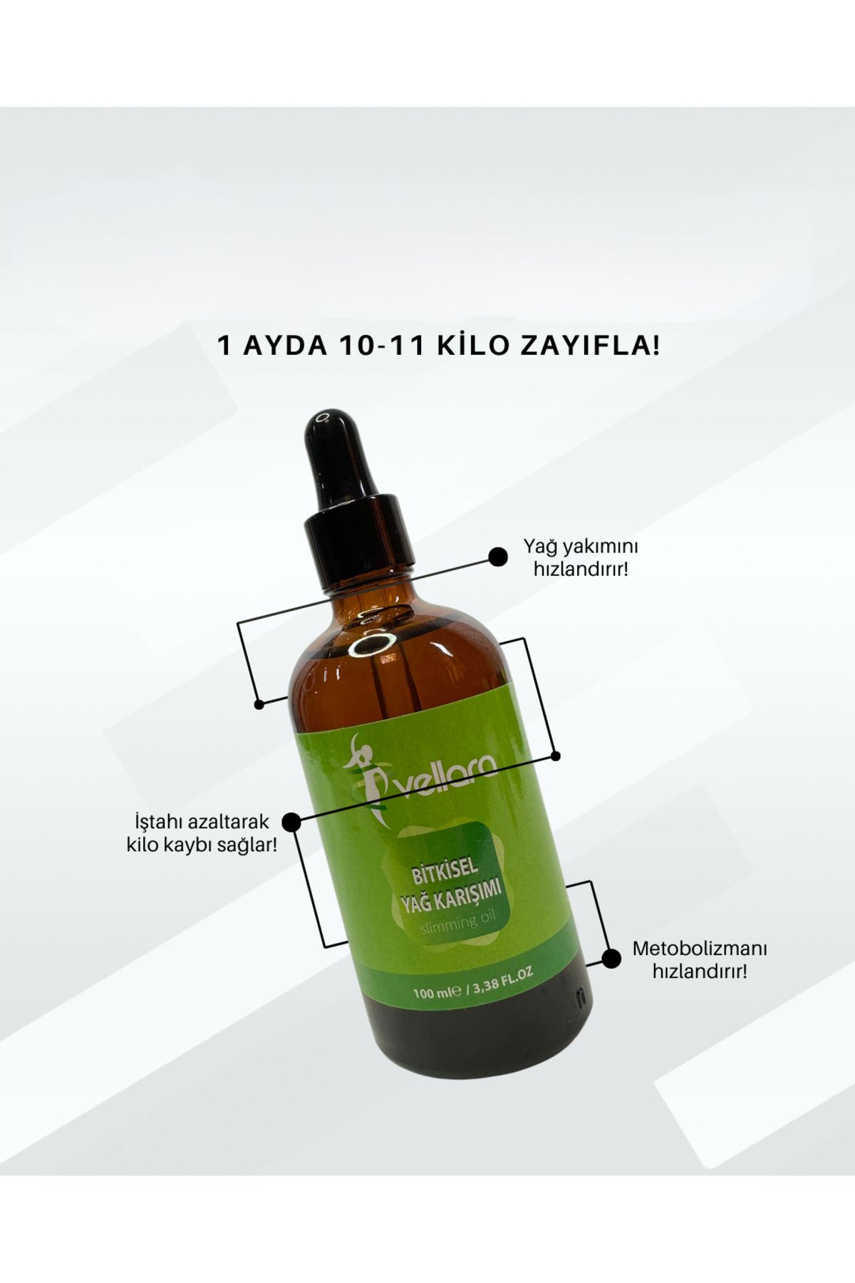 Vellara Form Bitkisel Yağ Karışımı Damla First Class Slimming Oil