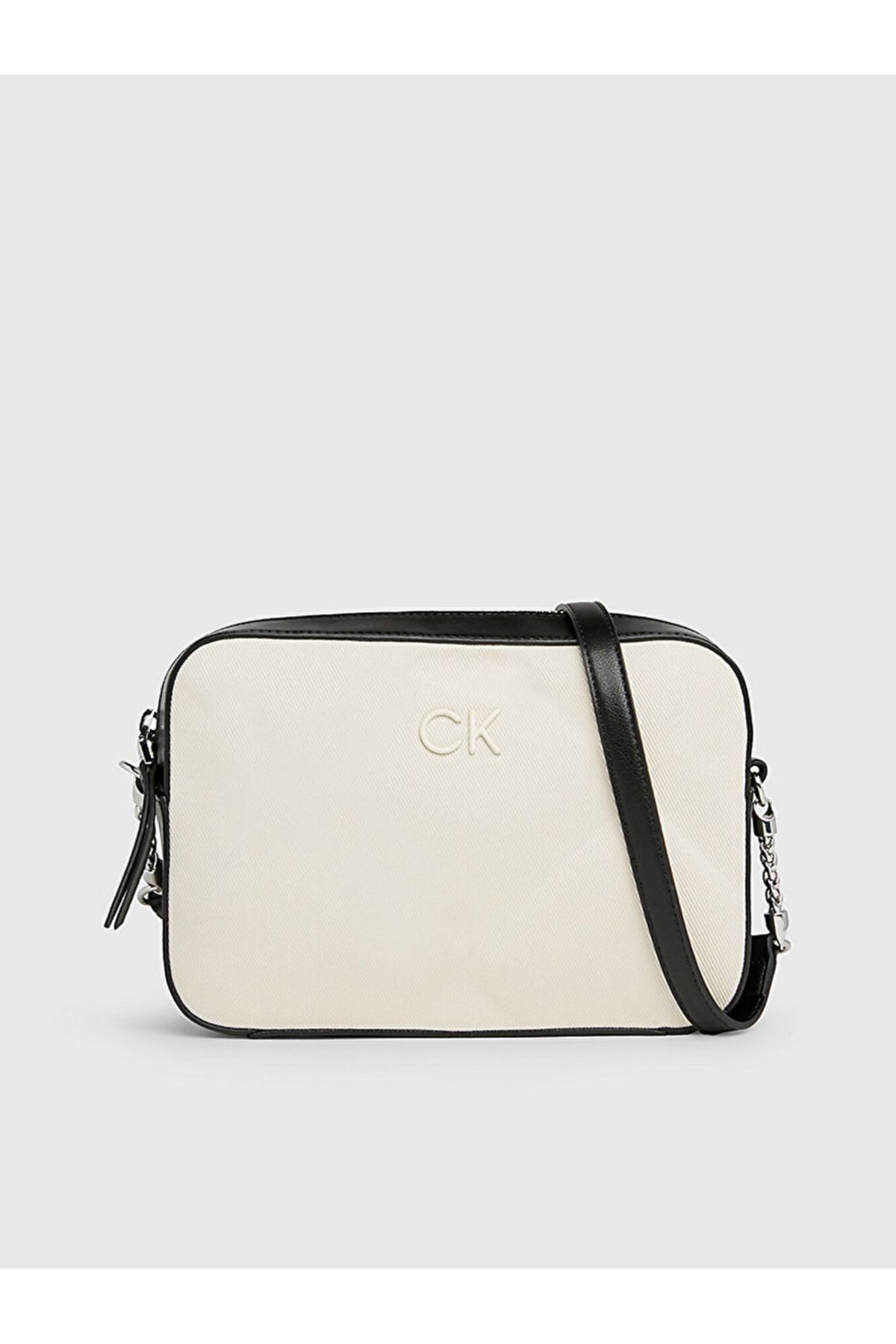 Calvin Klein Quilted Canvas Crossbody Bag