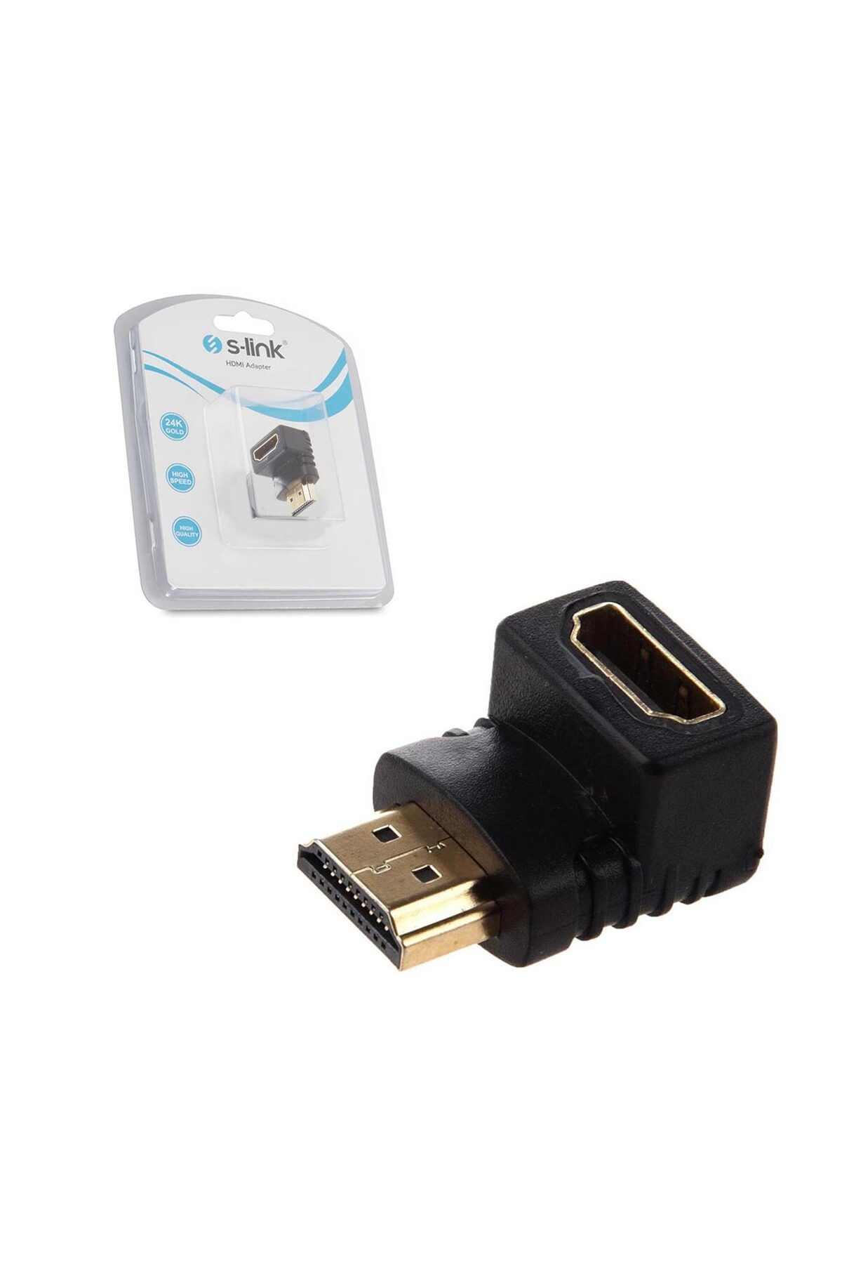 S-Link HDMI ARA APARAT ERKEK DİŞİ L TİP S-LİNK SLX-983