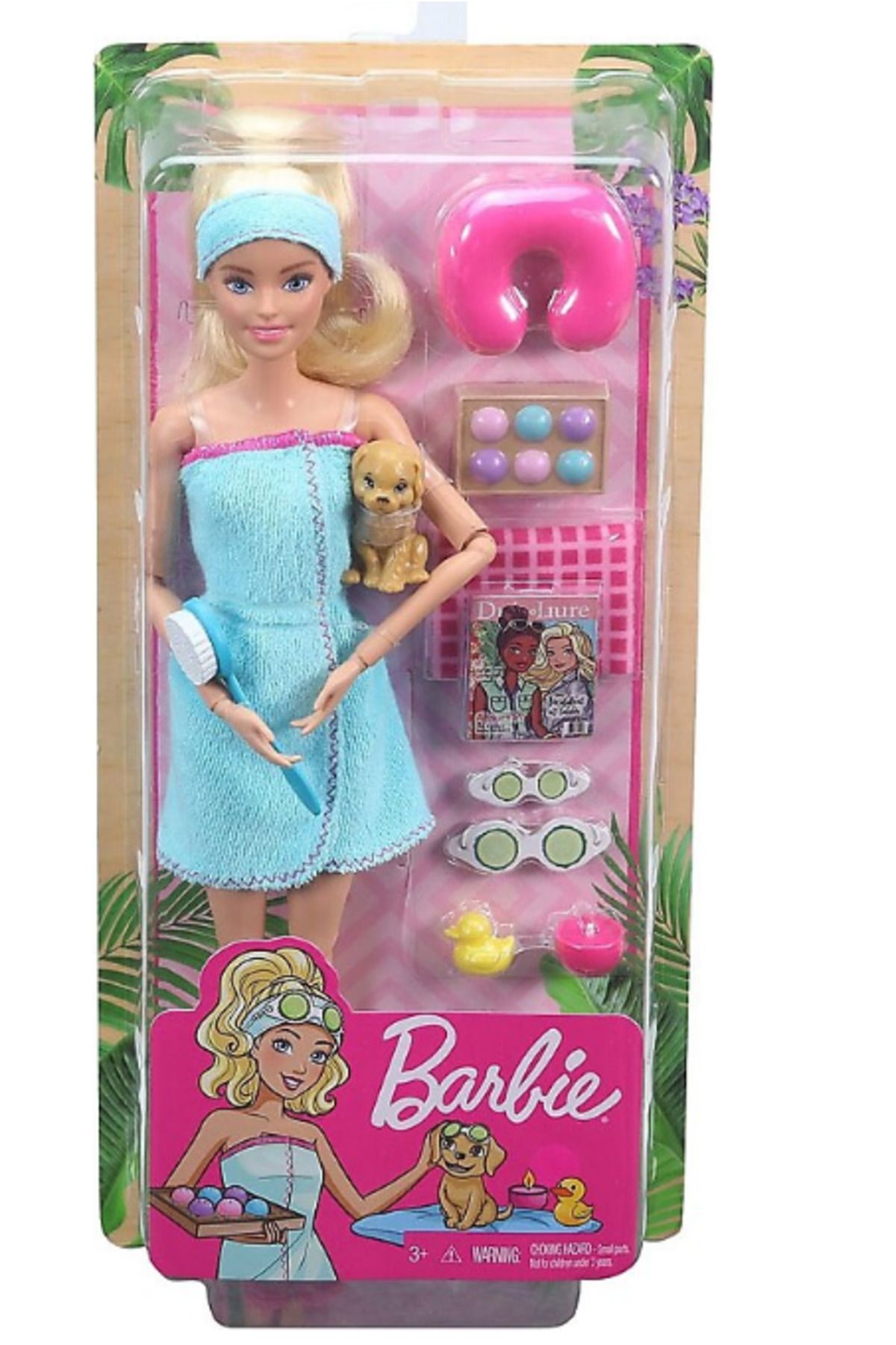 Barbie Wellness Barbie'nin Spa Günü Bebekleri GKH73