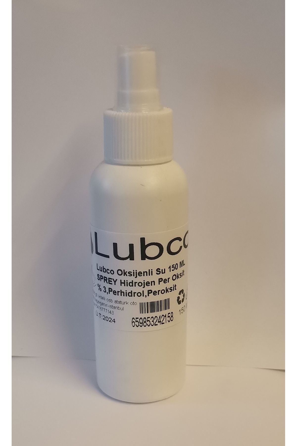 LUBCO Oksijenli Su Standart %3.(SAÇ SARARTMA İÇİN UYGUN) 150 ml Sprey