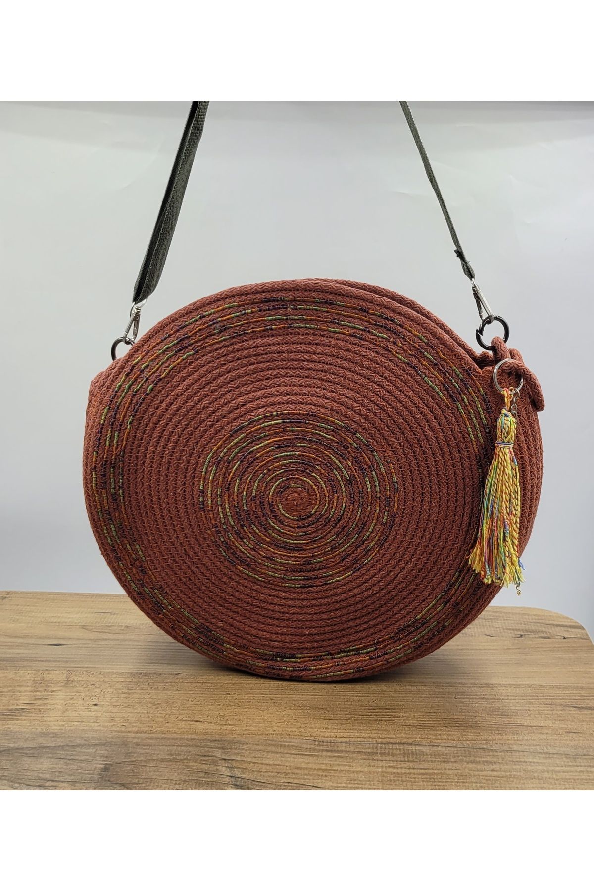 süsslüdüşler El yapımı Omuz çantası ,çapraz çanta, handmade, bohem ,Etnik çanta  33 cm
