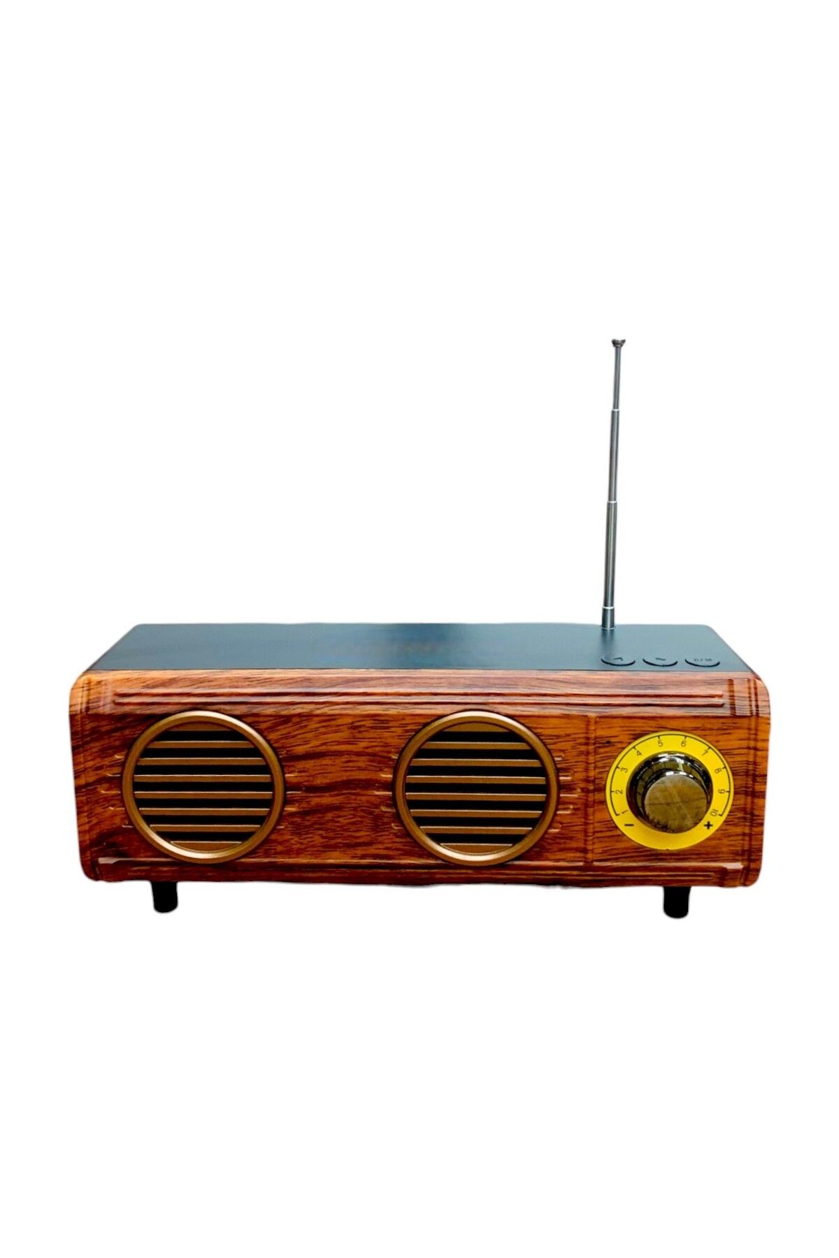 sommeow Nostaljik Mini Radyo(Özel Trt Görünüm,Bluetoothlu, Pil Ve Güç Kablosu Dahildir)