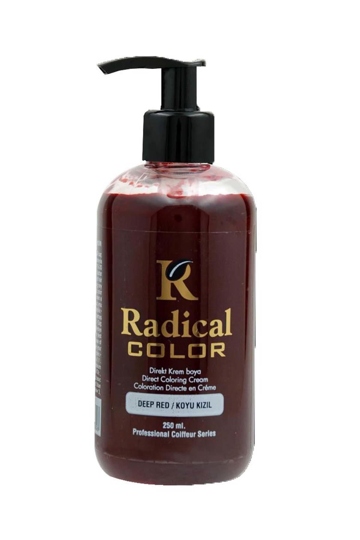 Radikal Radical Color Su Bazlı Saç Boyası 250 Ml Deep Red