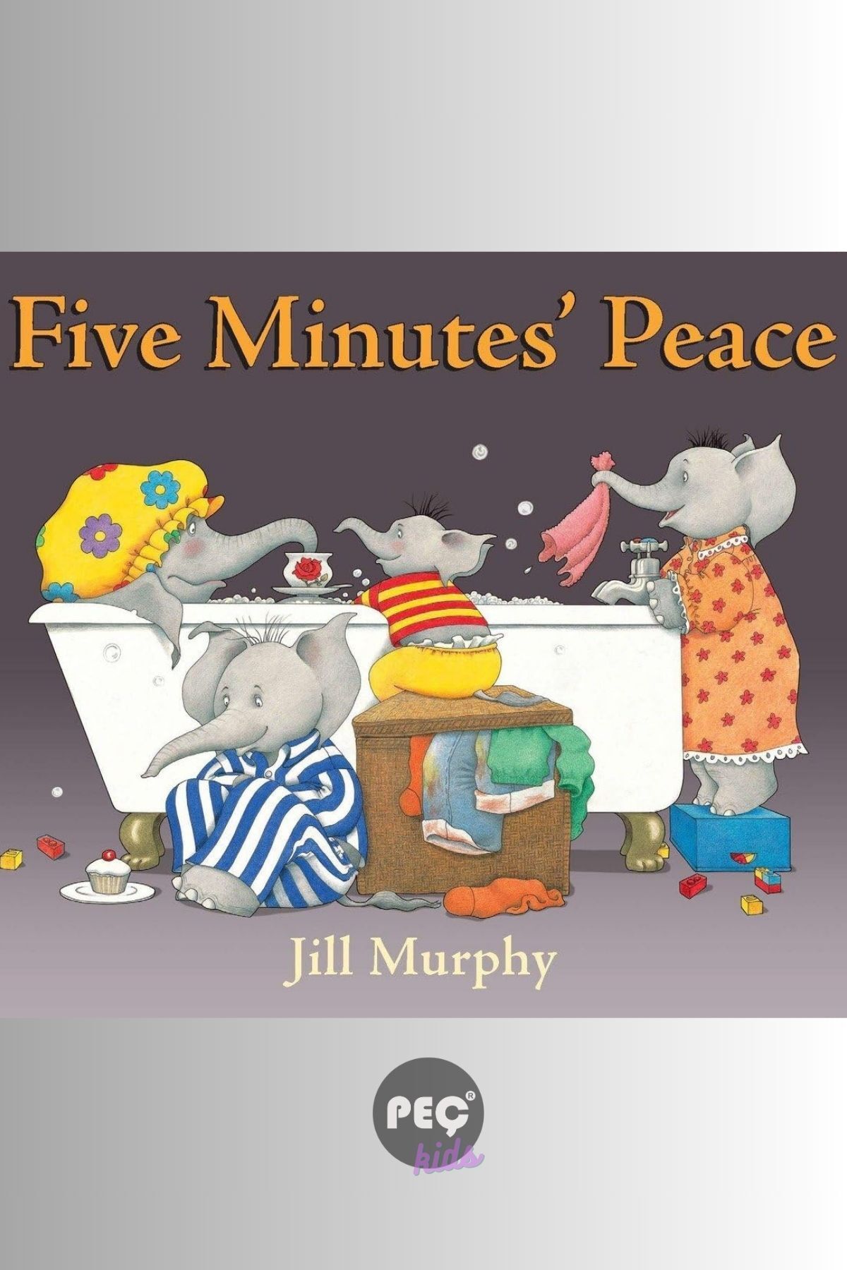 PEÇ THE LARGE FAMILY - Five Minutes' Peace - English Story Series - Resimli İngilizce Hikaye Kitabı