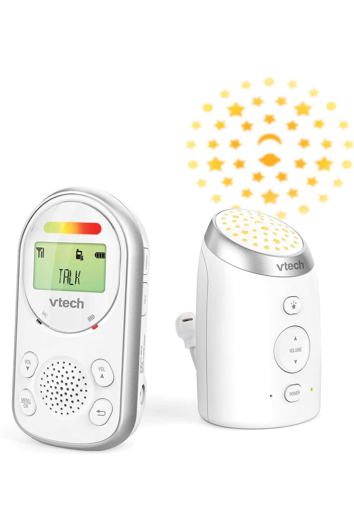 VTech Baby VTech Uzun Menzilli Bebek Monitörü - Net Ses - 2 Yönlü Konuşma - Titreşimli Uyarı - Gece Lambası