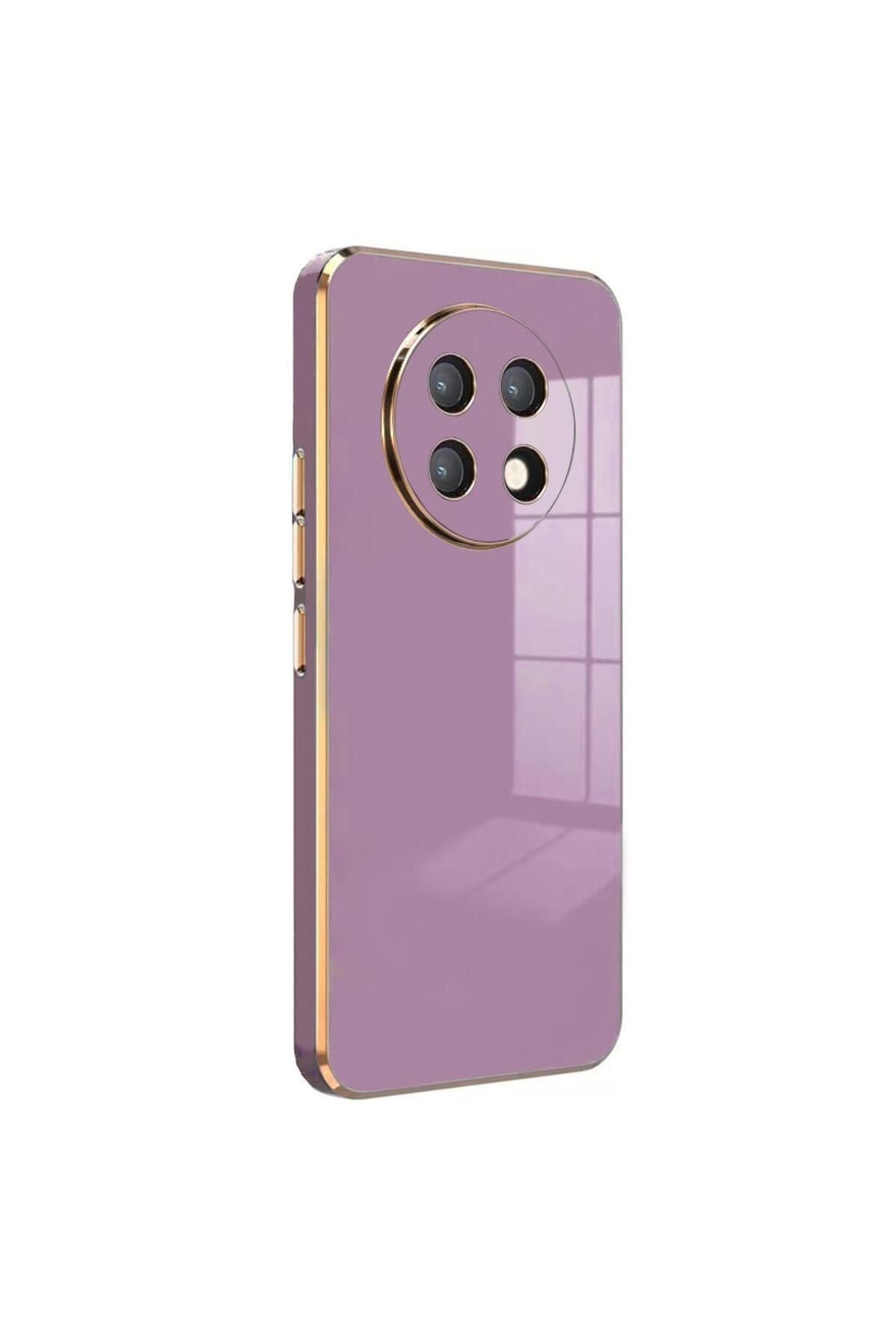 Microsonic Huawei Nova Y91 Kılıf Olive Plated Lila