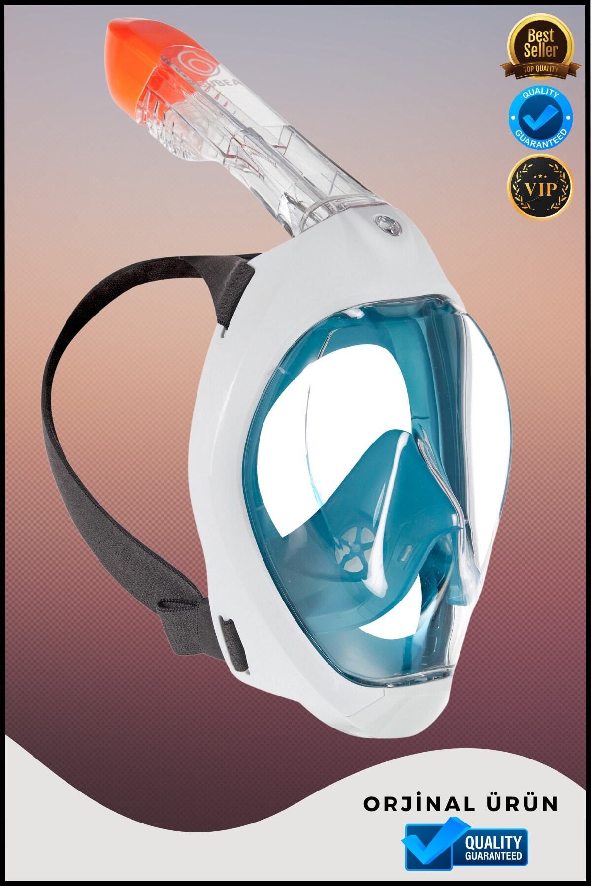 teknotrust Mavi Deniz Gözlüğü Yetişkin Su Altı Keşif Maskesi