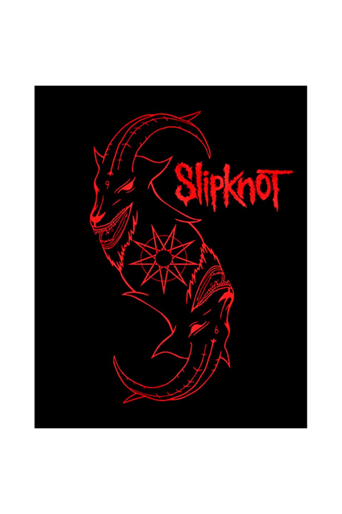 Z zepplin Slipknot Goat Logo Büyük Sırt Patch Yama