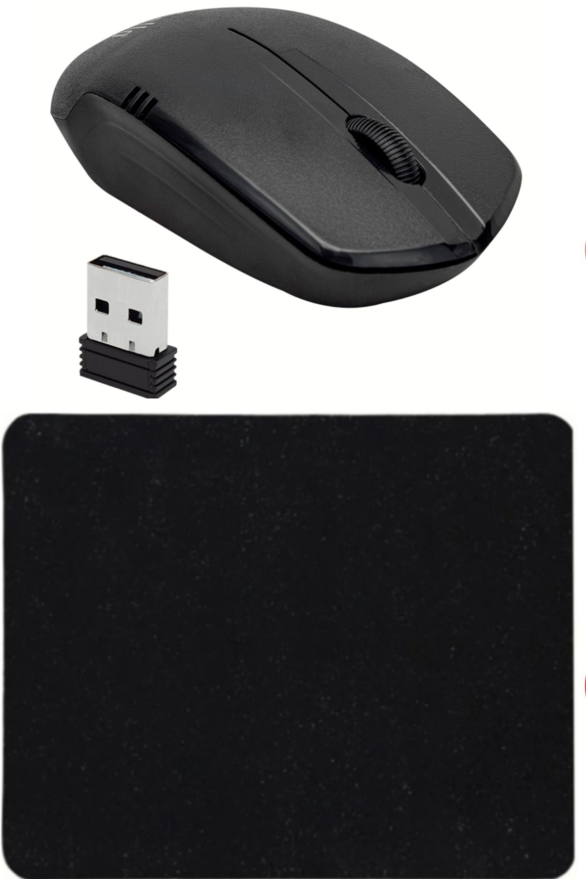 usin Kablosuz Wireless Mouse Kompakt Bilgisayar Faresi Notebook Pc Windows 7 10 11 Uyumlu Mause