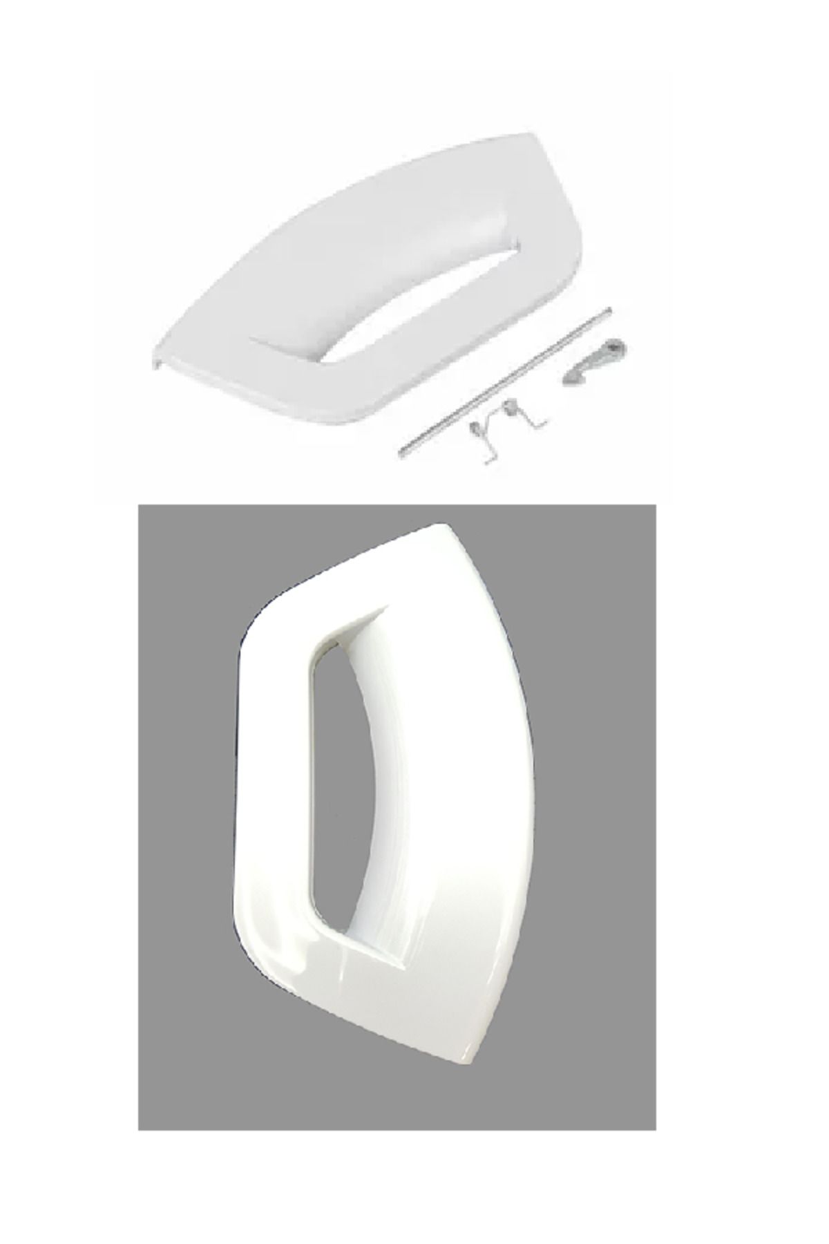 Ariston Hotpoint Çamaşır Makinesi Kapı Kolu Tutamak Mandal Beyaz
