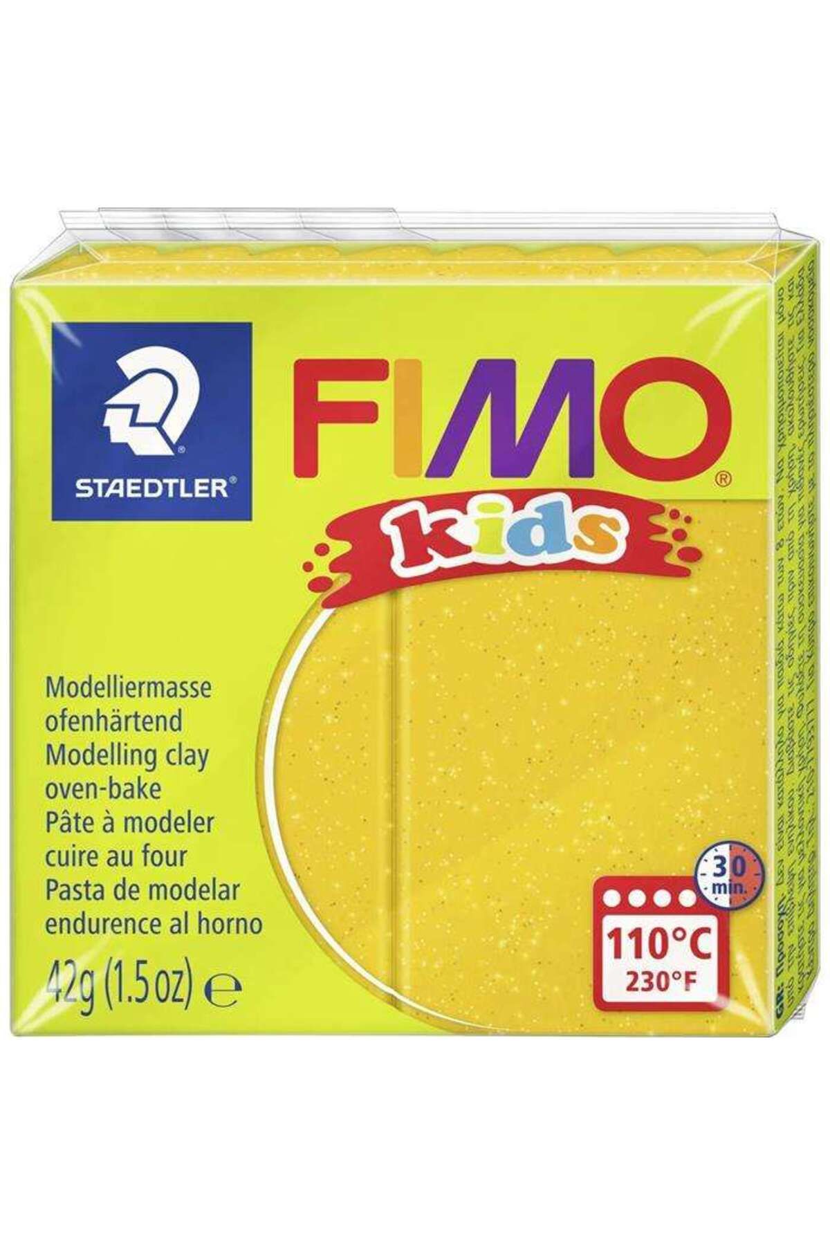 Staedtler Fimo Kids Modelleme Kili 42 g Glitter Gold 112