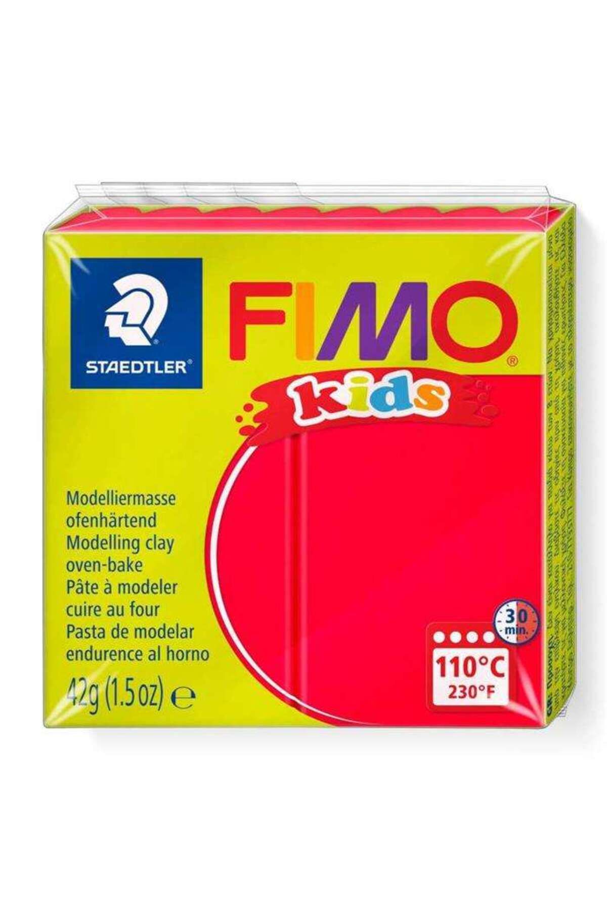 Staedtler Fimo Kids 2 Modelleme Kili 42 g Kırmızı
