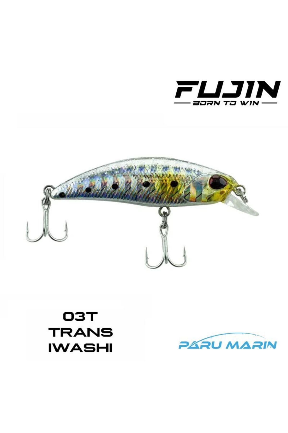 Fujin Ziggy 50mm Lrf Maket Balık 03t Trans Iwashi