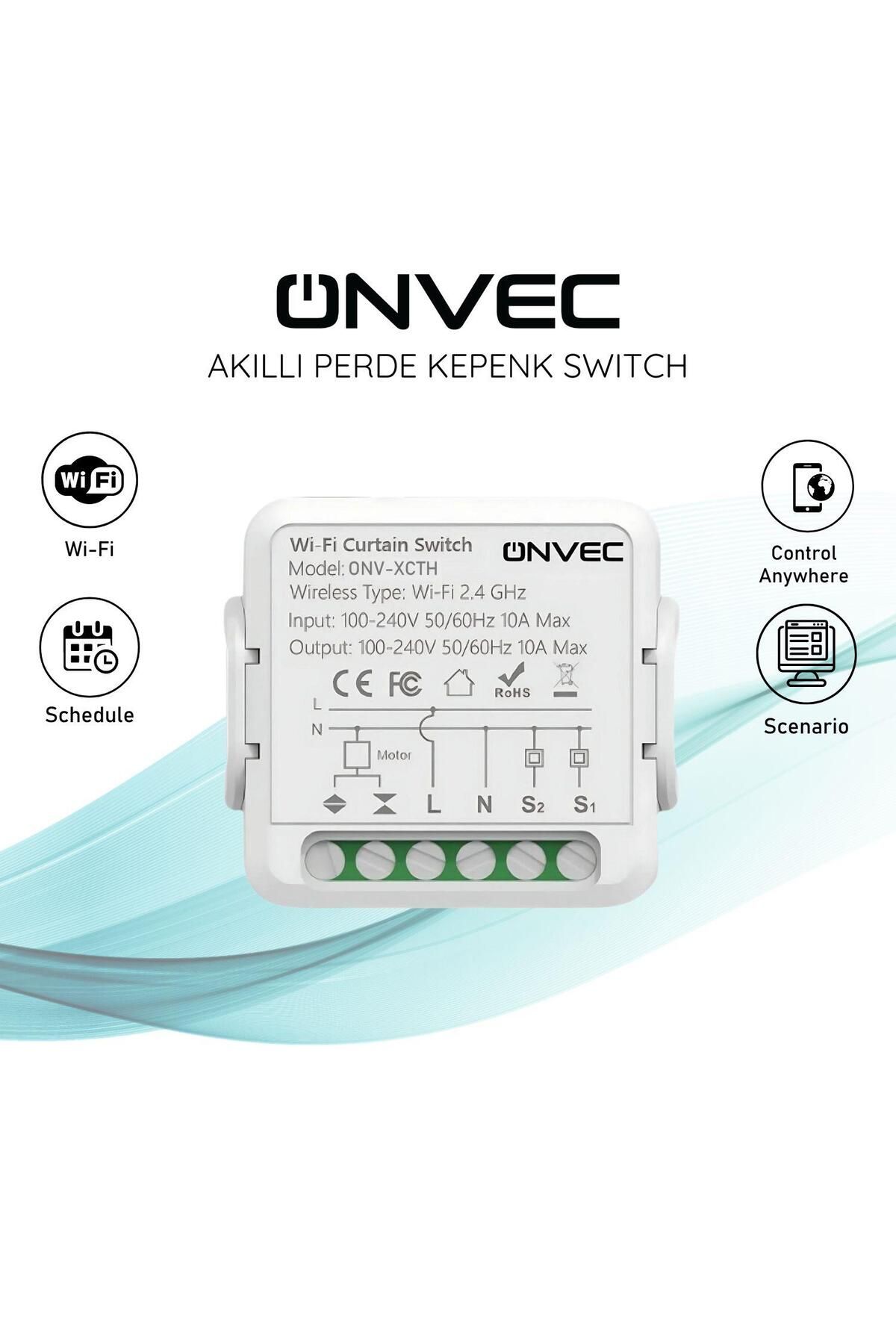 ONVEC Smart Perde/kepenk Swich