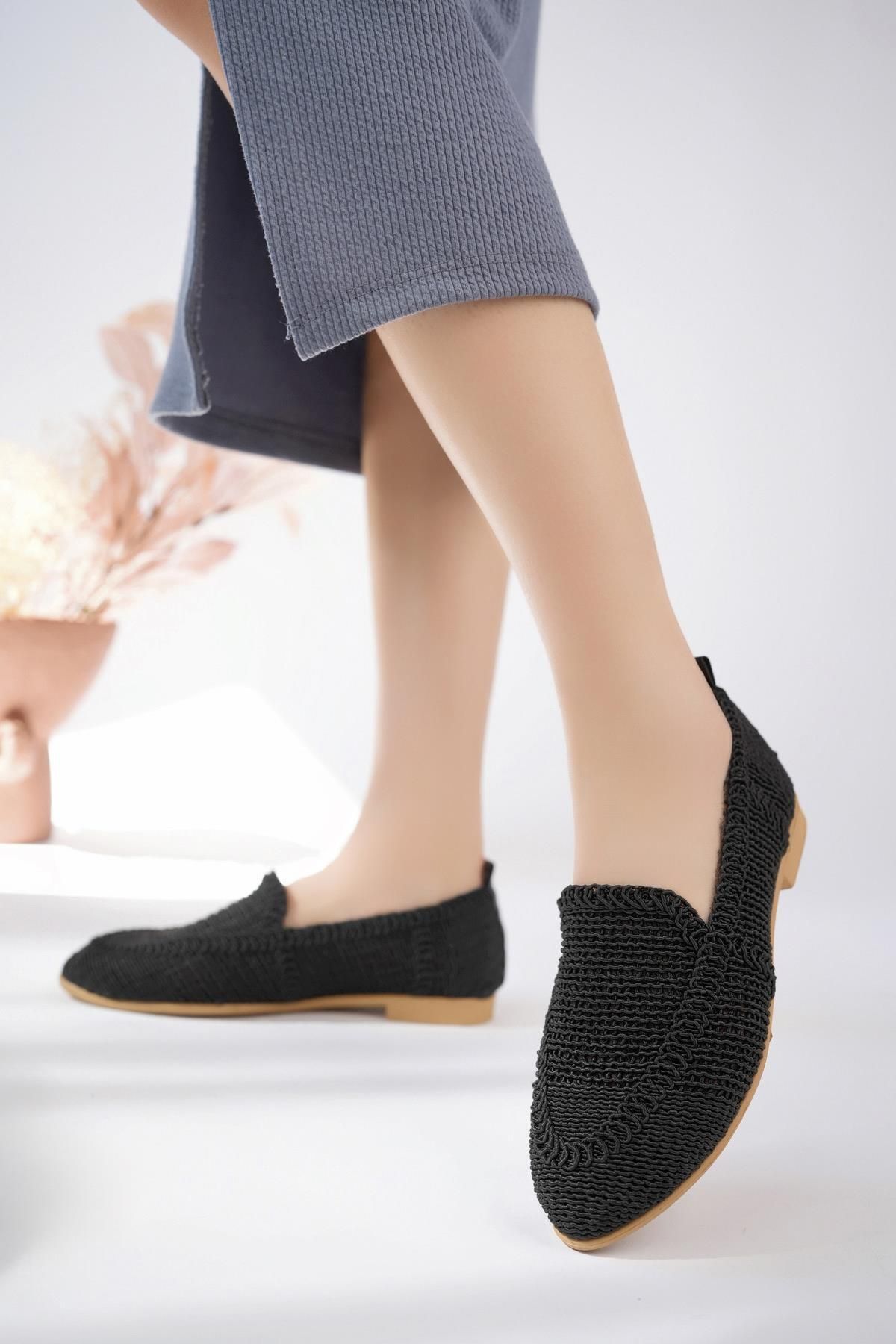 Moda Frato Modafrato PWR-700 Hasır Babet Günlük Kadın Ayakkabı