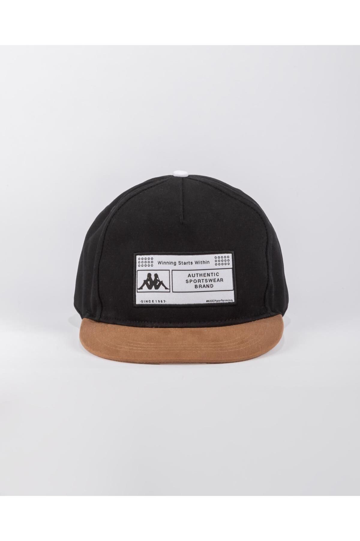 Kappa Authentic Sobad Erkek Siyah - Bej Şapka