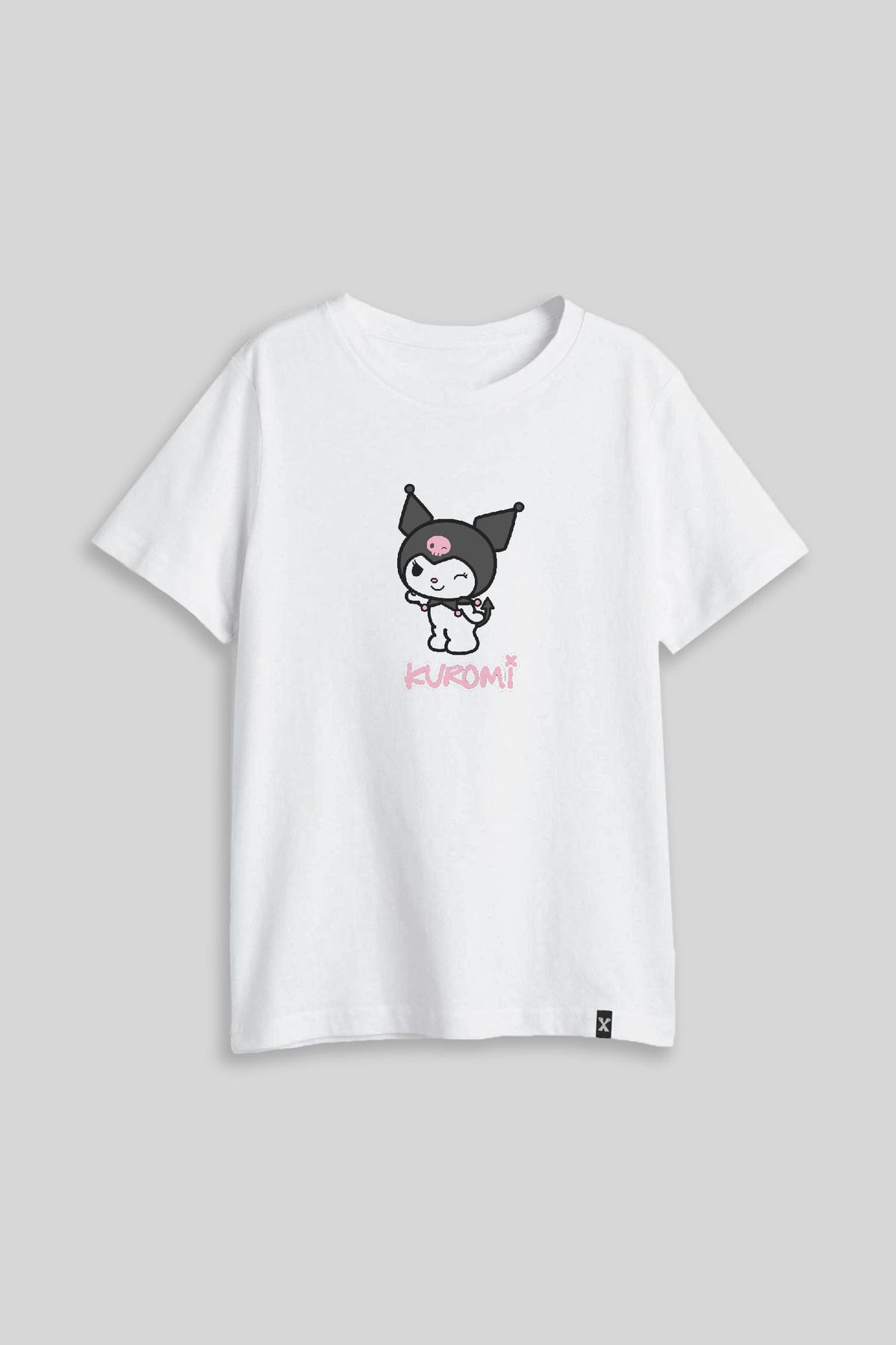 Darkia Hello Kitty Kuromi Özel Tasarım Baskılı Çocuk Tişört T-shirt