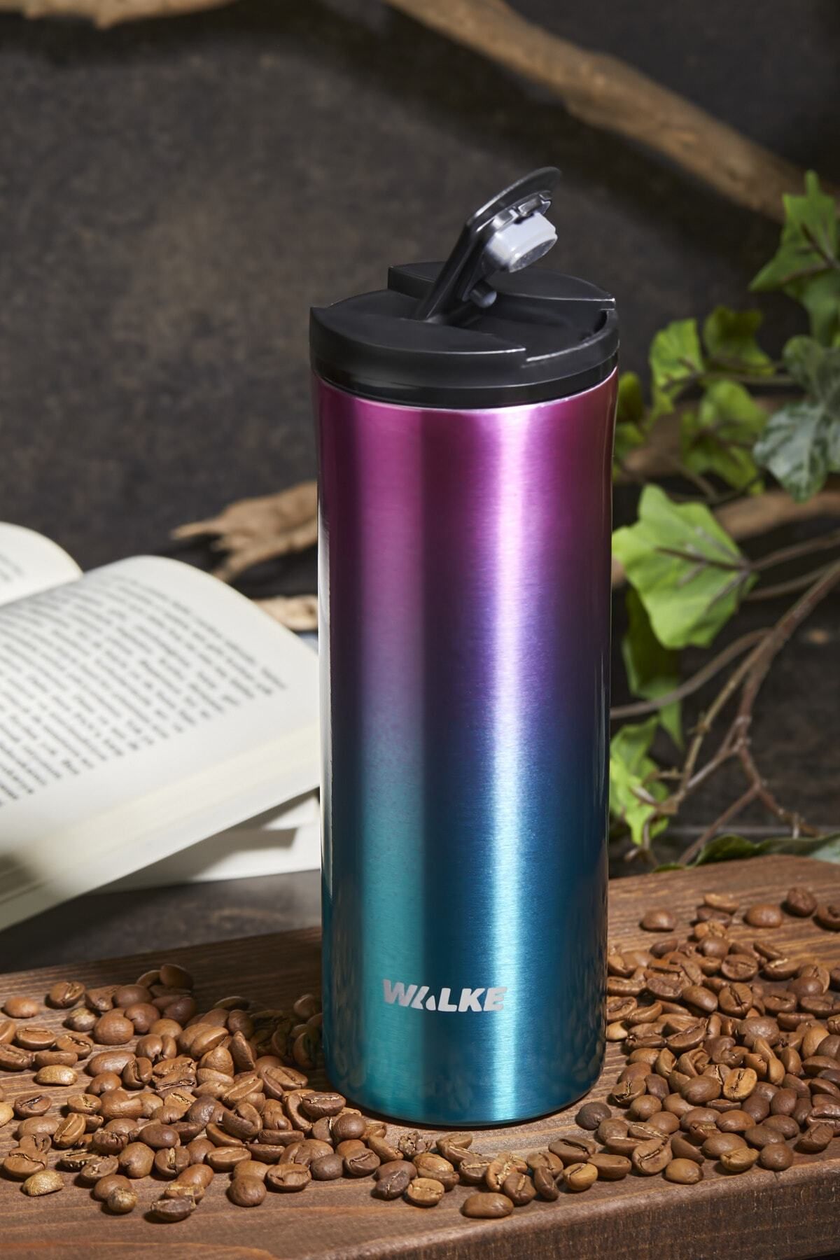 Walke Premium Çift Katmanlı Paslanmaz Çelik Termos Bardak Kahve Çay Termosu 400 ml Luxury