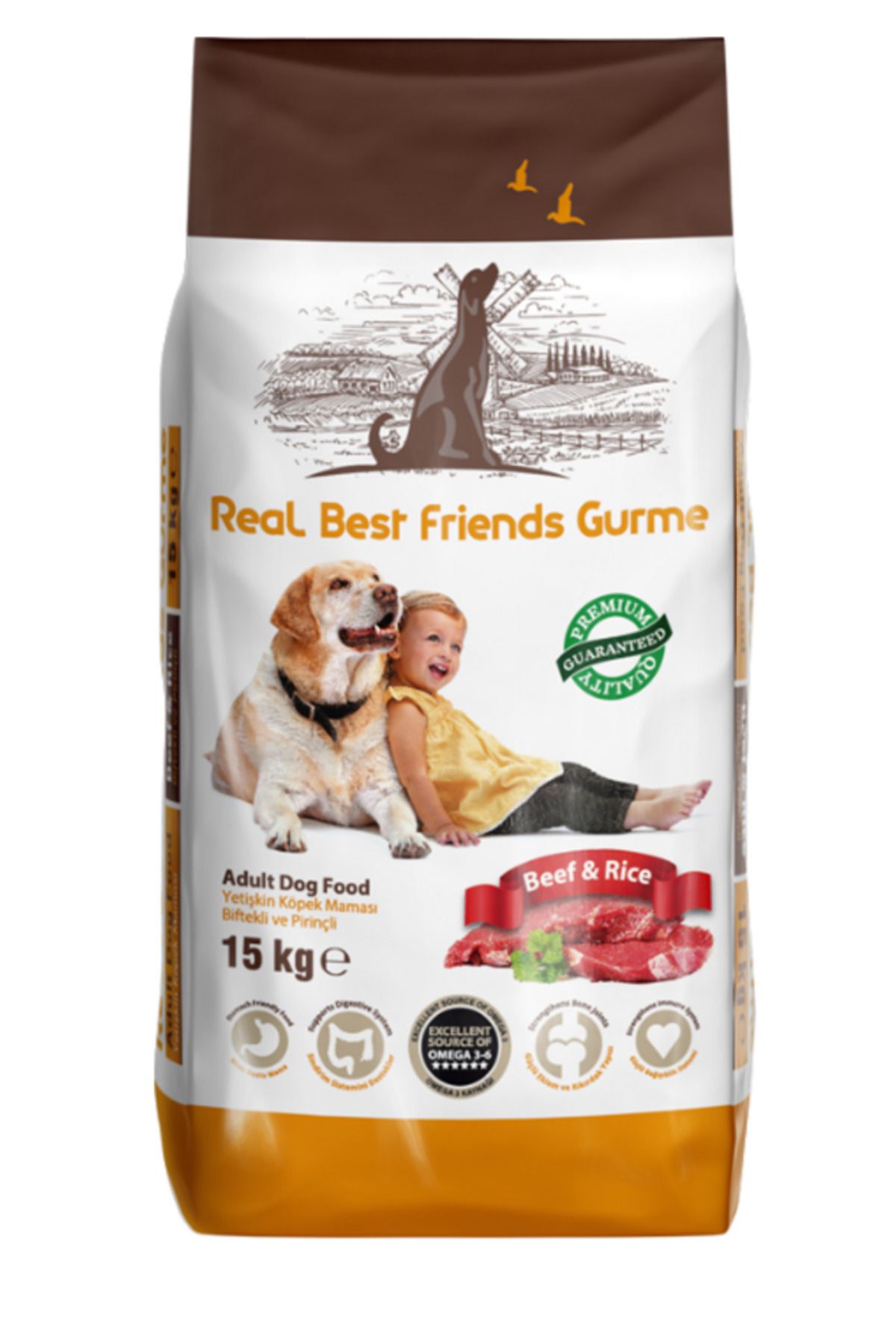 Royalist Real Best Frıends Gurme Dog Beef&rice 15 Kg
