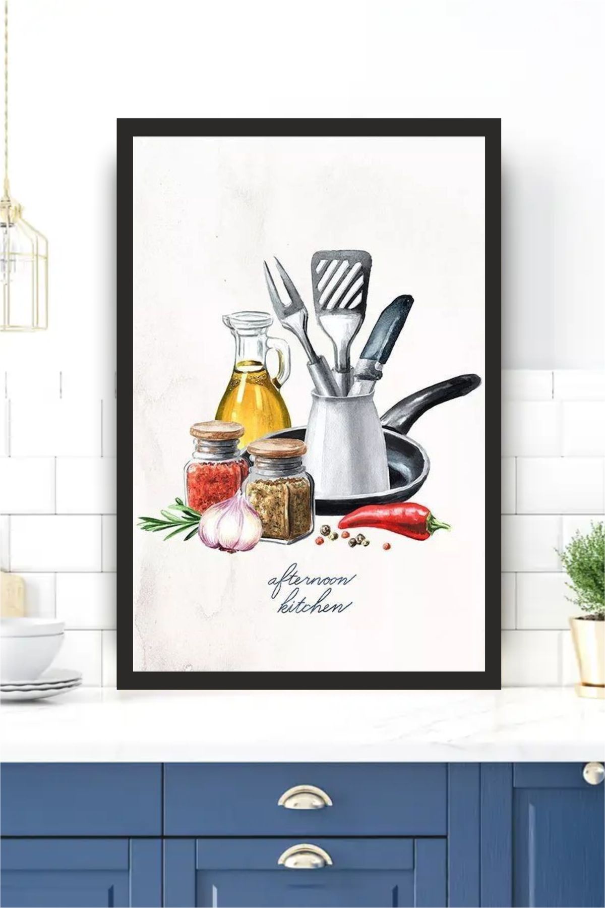Cadran mutfak tasarımlı  Çerçeve Görünümlü Mdf Tablo