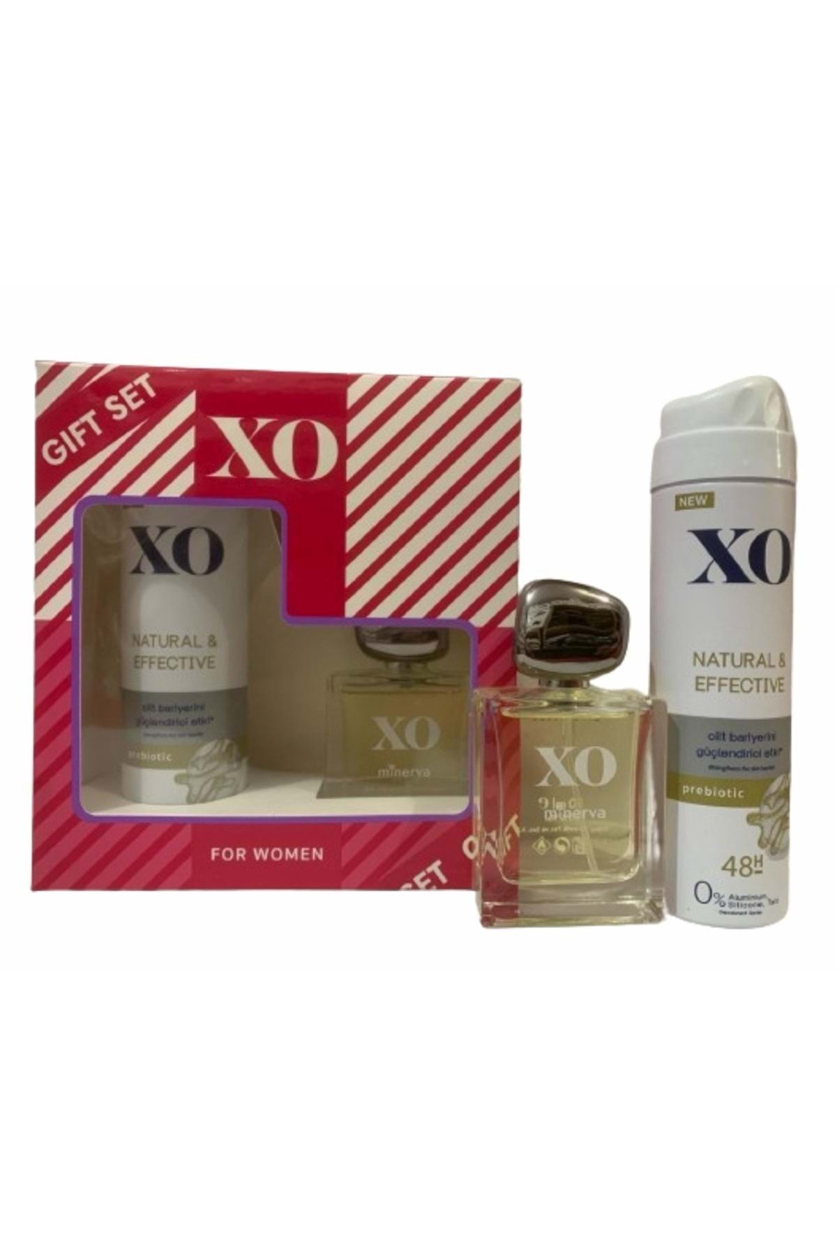 Xo Natural Deodorant 150 ml Minerva Edt 50 ml