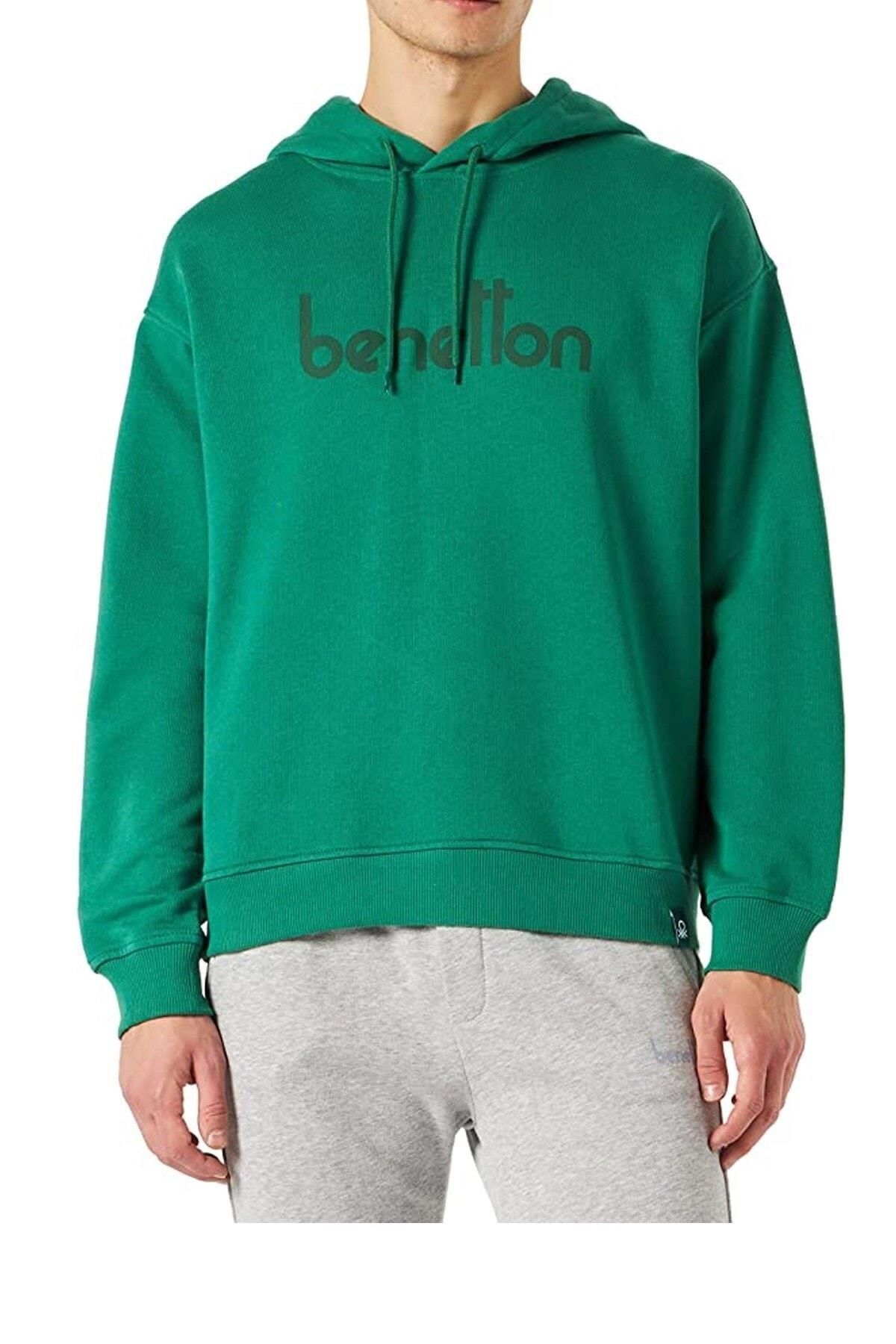 Benetton Erk Smu_kapşonlu Fermuarlı Sweatshirt
