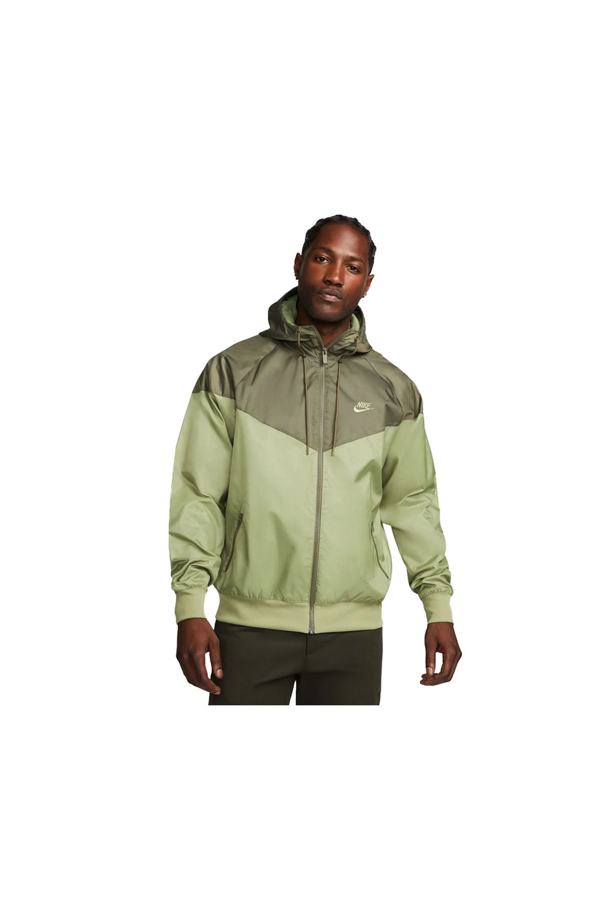 Nike Nk Wvn Lnd Wr Erkek Yeşil Yağmurluk Ceket