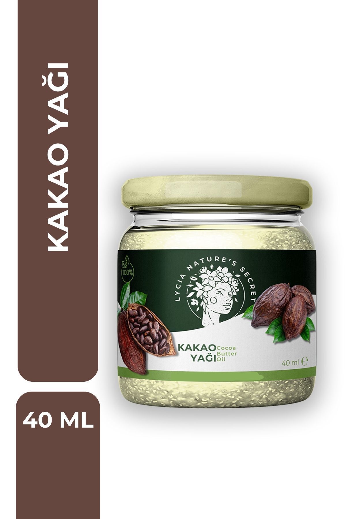 LYCİA NATURES SECRET Kakao Yağı %100 Doğal ve Saf 40 ml