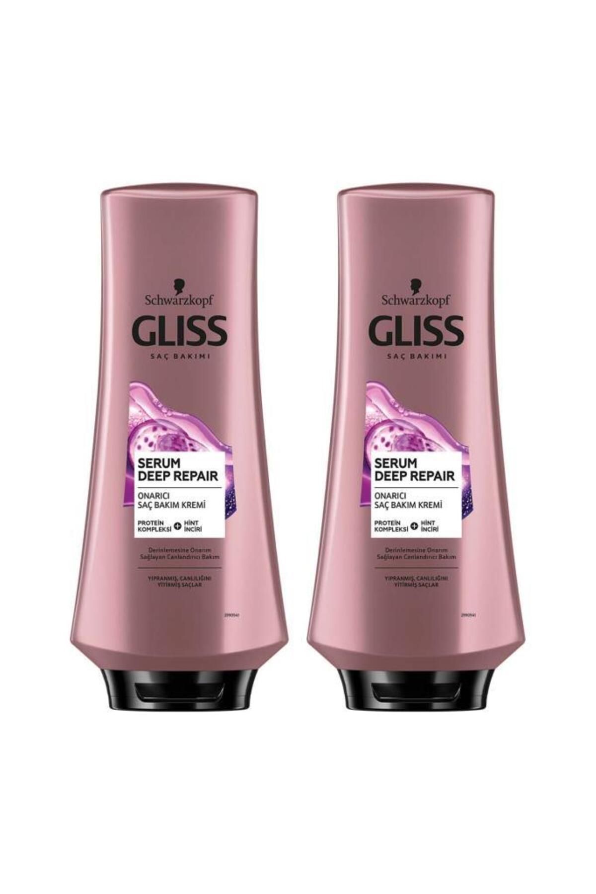 Gliss Serum Deep Repair Onarıcı Saç Kremi 360 ml X 2 Adet