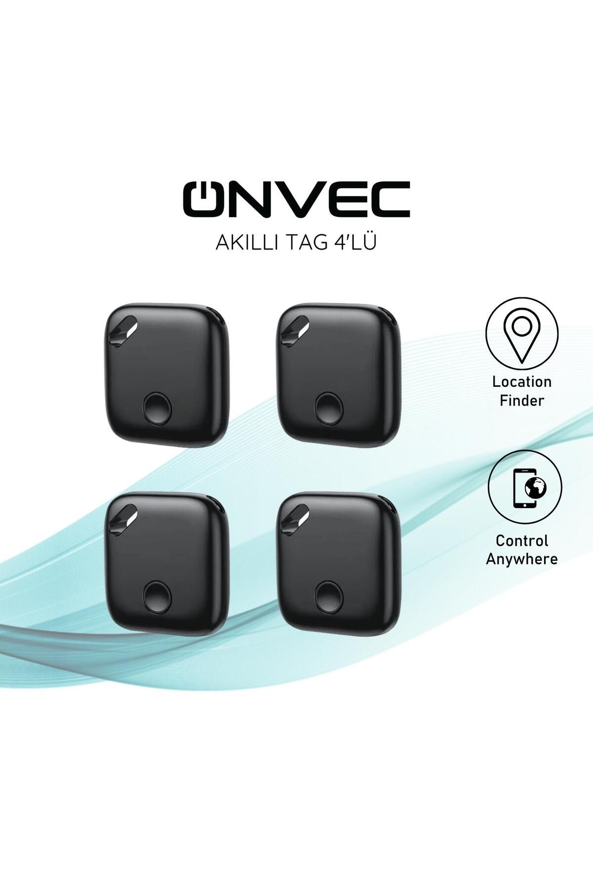ONVEC Smart Tag Akıllı Takip Cihazı 4 adet