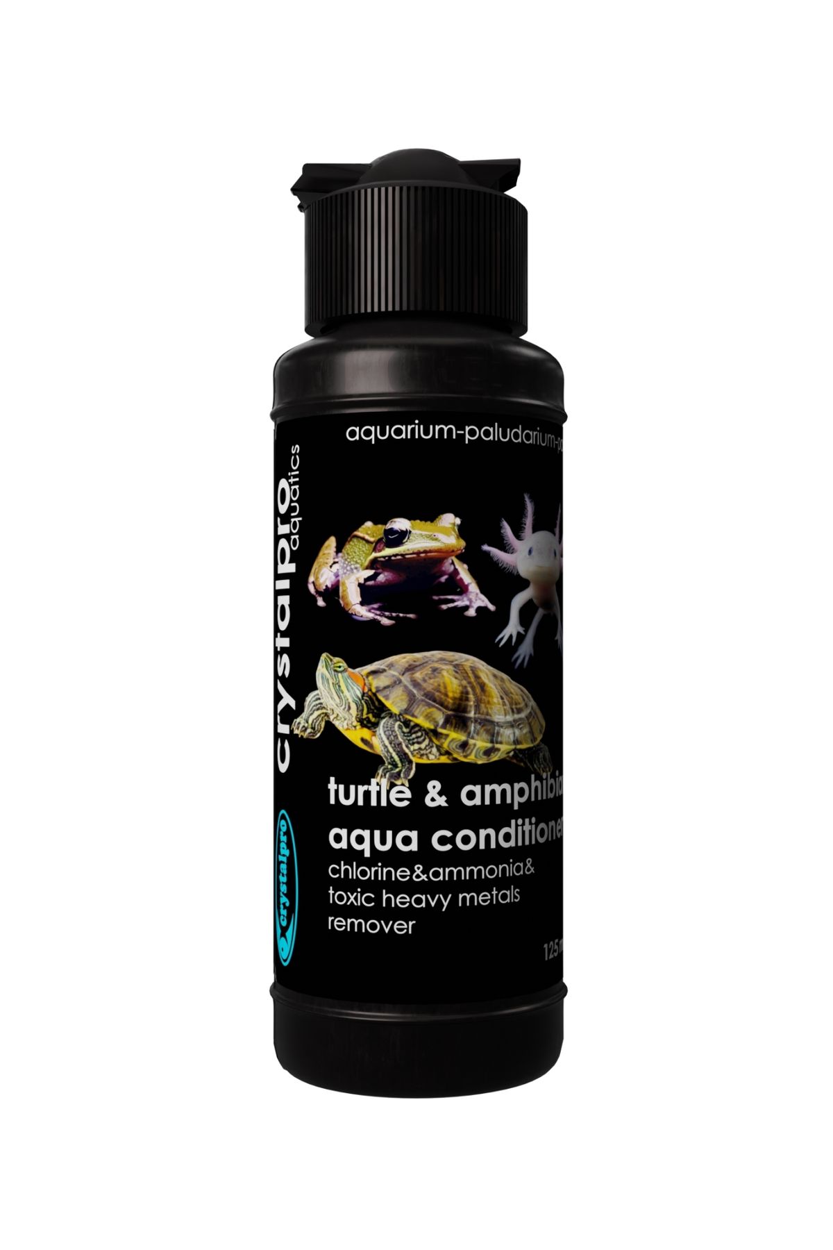 Crystalpro Turtle & Amphibian Aqua Conditioner - Axolotl Kaplumbağa Ve Kurbağalar Için Su Düzenleyici 125ml