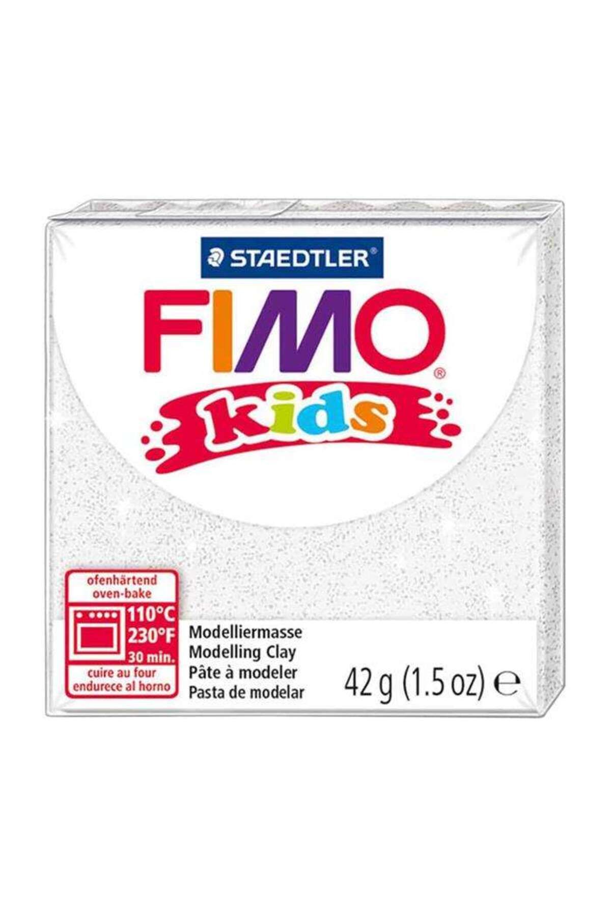 Staedtler Fimo Kids Modelleme Kili 42 g Yaldızlı Beyaz