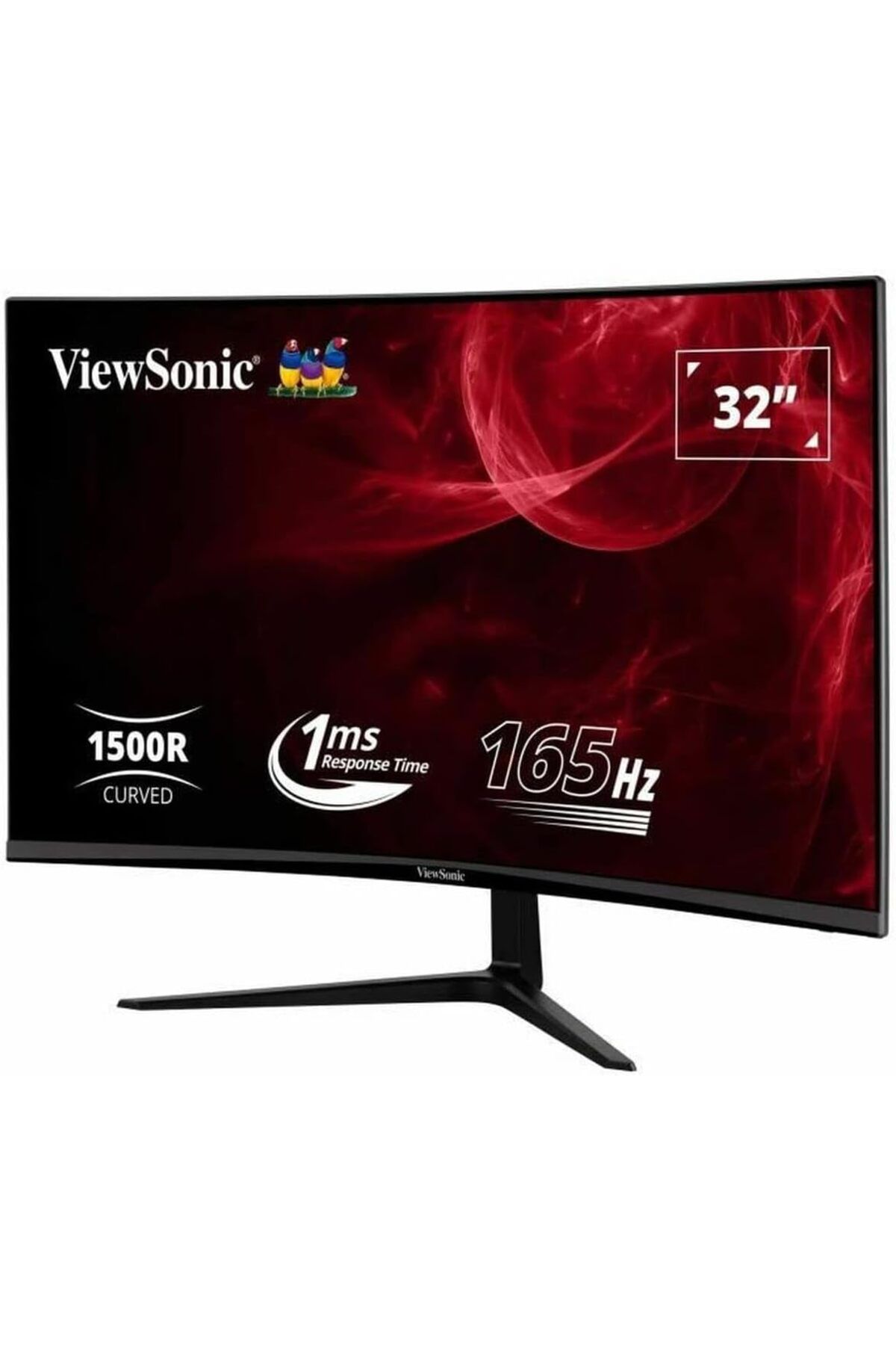 ViewSonic VX3218-PC-MHD 32" FHD, VA, 165HZ, 1MS, 2xHDMI, 1xDP, Hoparlörlü Kavisli Oyuncu Monitörü