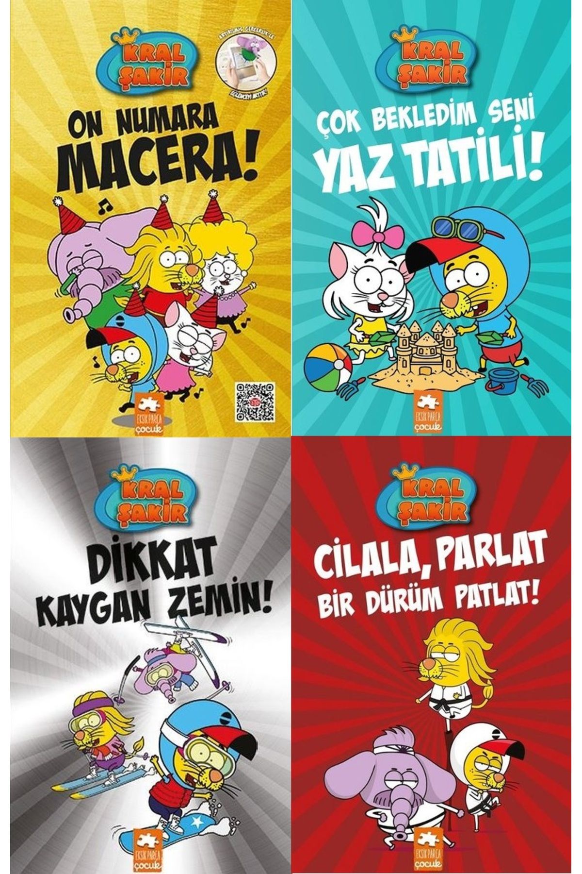 Eksik Parça Yayınları Kral Şakir 10-11-12-13 / 4 Kitap Set