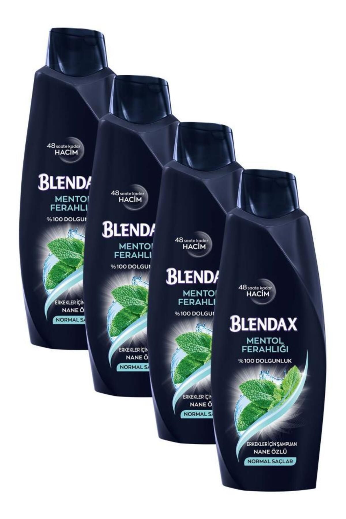 Blendax Erkekler Için Mentollü Şampuan 500 ml X 4 Adet