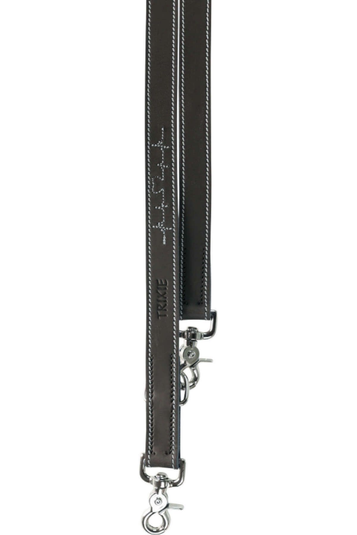 Trixie Köpek Gezdirme Kayışı Gerçek Kalın Deri 2m 20mm M-L Siyah 353067