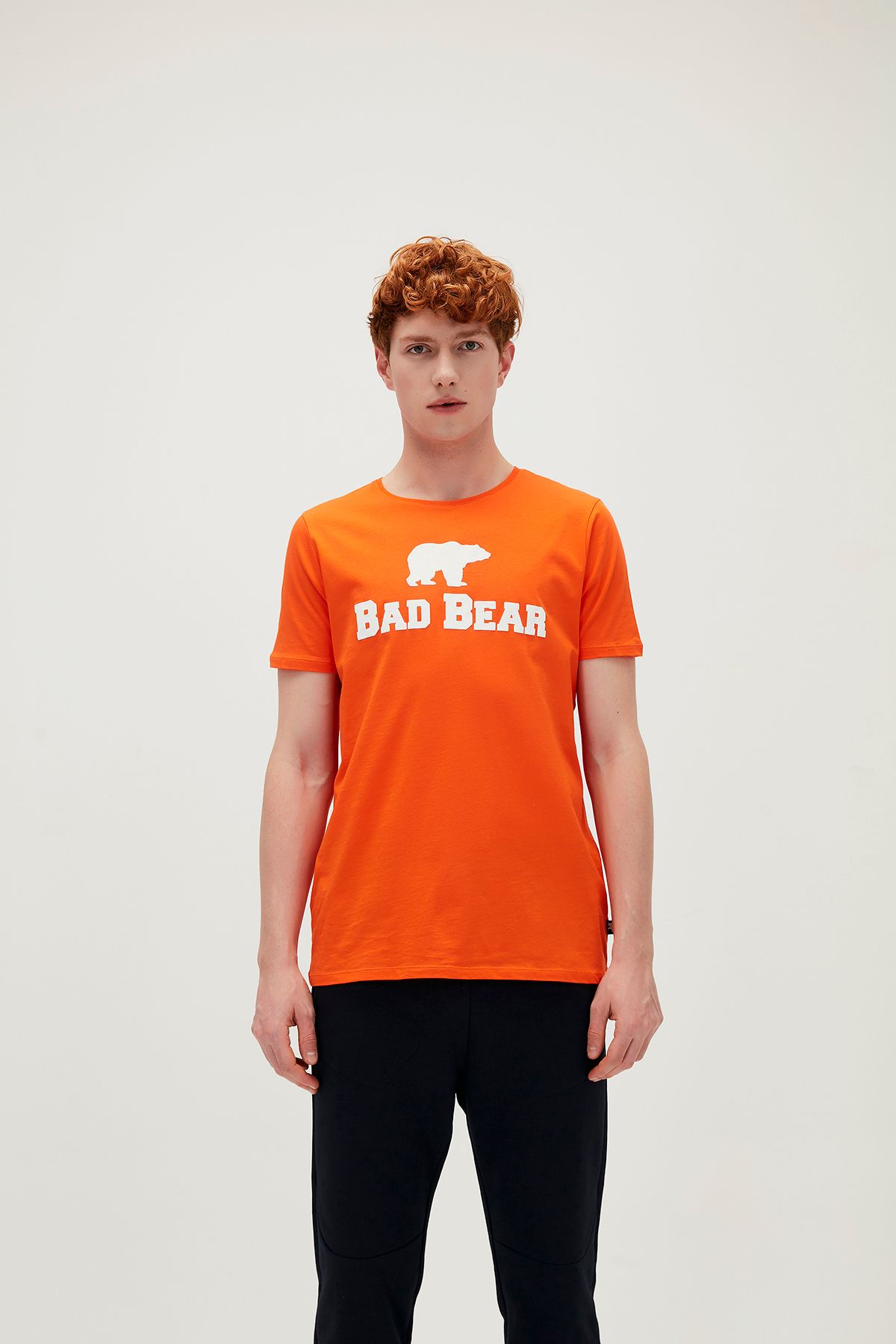 Bad Bear Bear Tee T-shirt Turuncu Baskılı Erkek Tişört