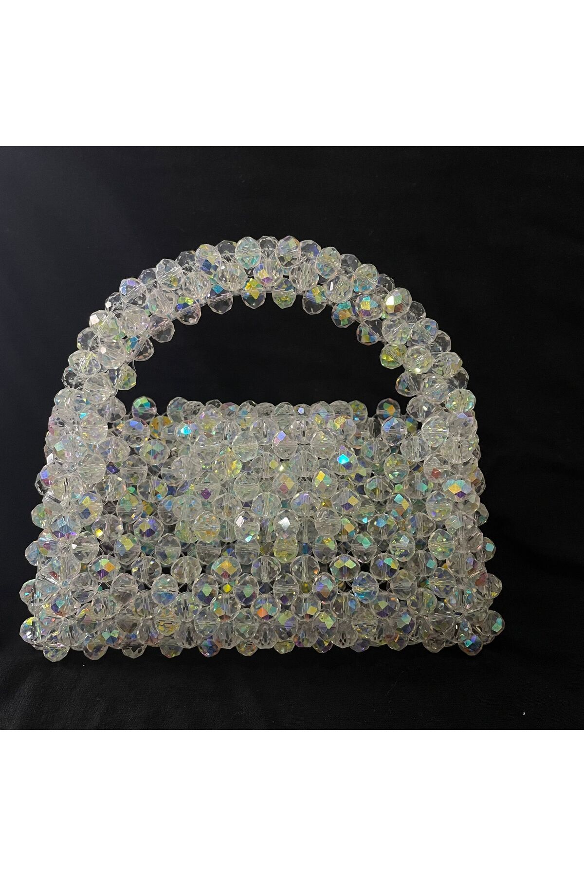 sirius art design gerçek kristal çanta