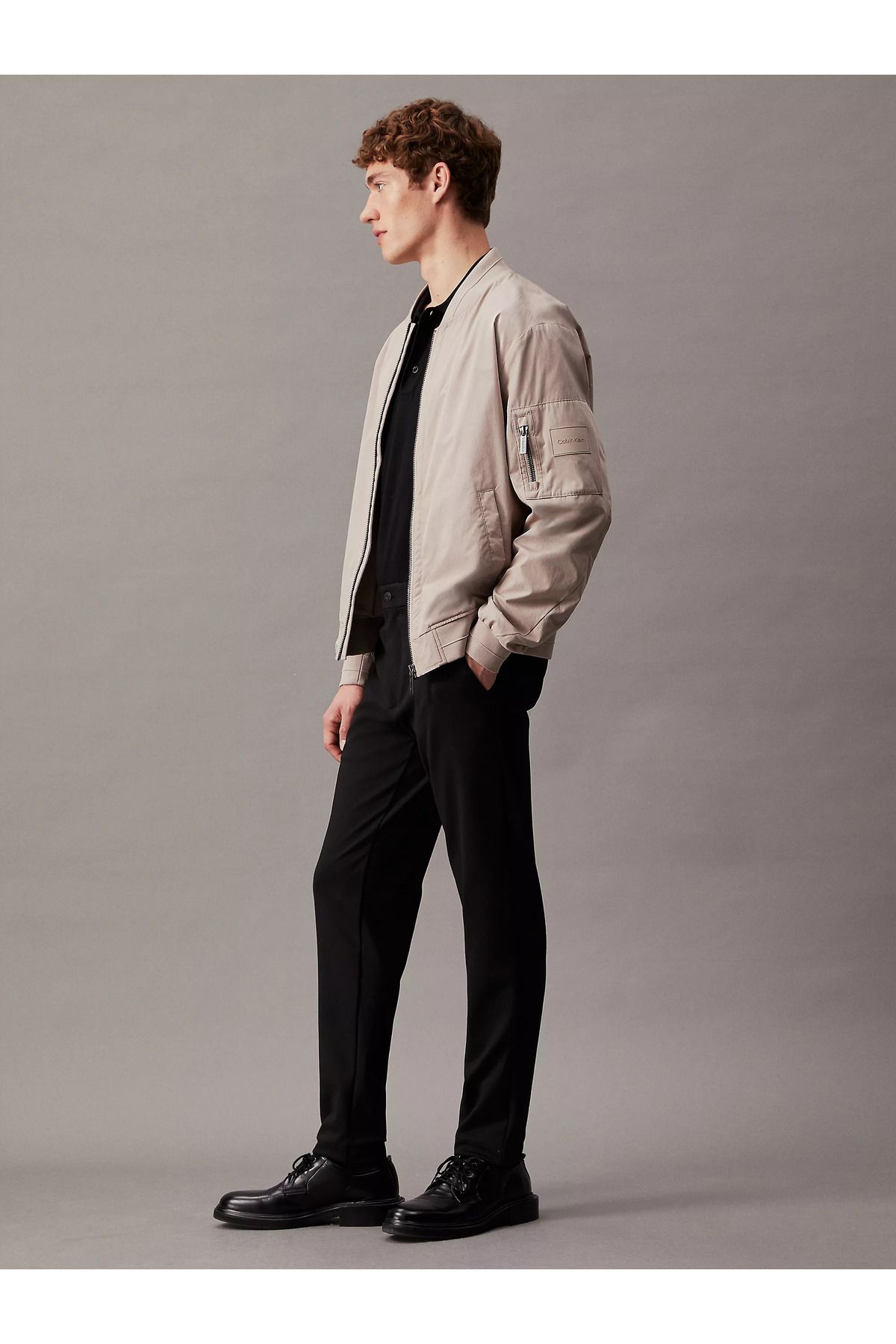 Calvin Klein Erkek Pamuklu Normal Bel 5 Cepli Düğmeli Siyah Pantolon K10K113647-BEH