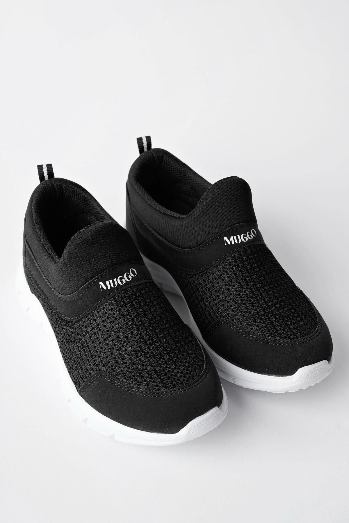 Muggo Pico Garantili Unisex Çocuk Bağcıksız Rahat Esnek Günlük Sneaker Spor Ayakkabı