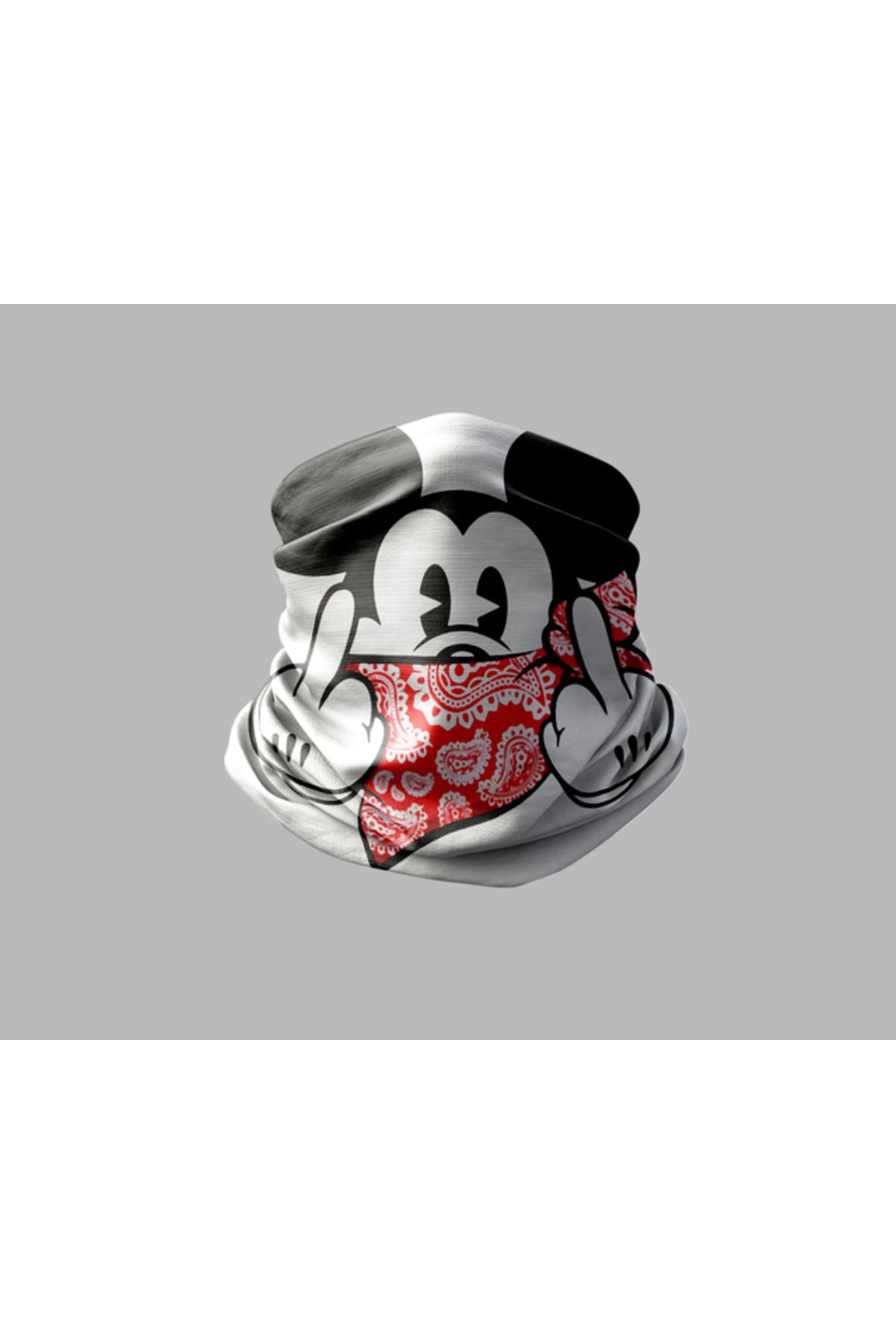 Buffalo Mickey Mouse Tasarımlı Motorcu Buff Maske Outdoor Boyunluk Unisex Bandana