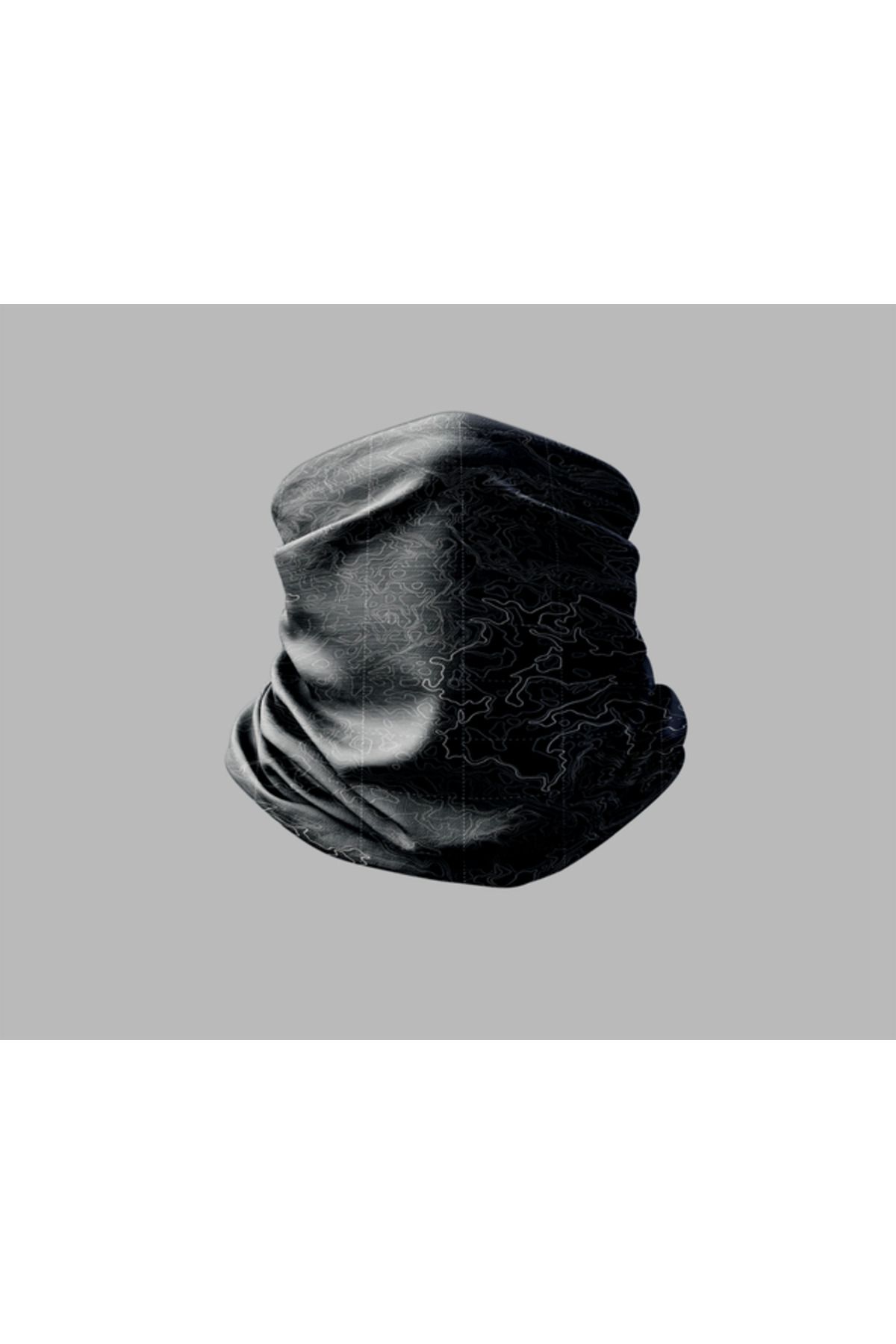 Buffalo Ebru Sanatı Tasarımlı Motorcu Buff Maske Outdoor Boyunluk Unisex Bandana
