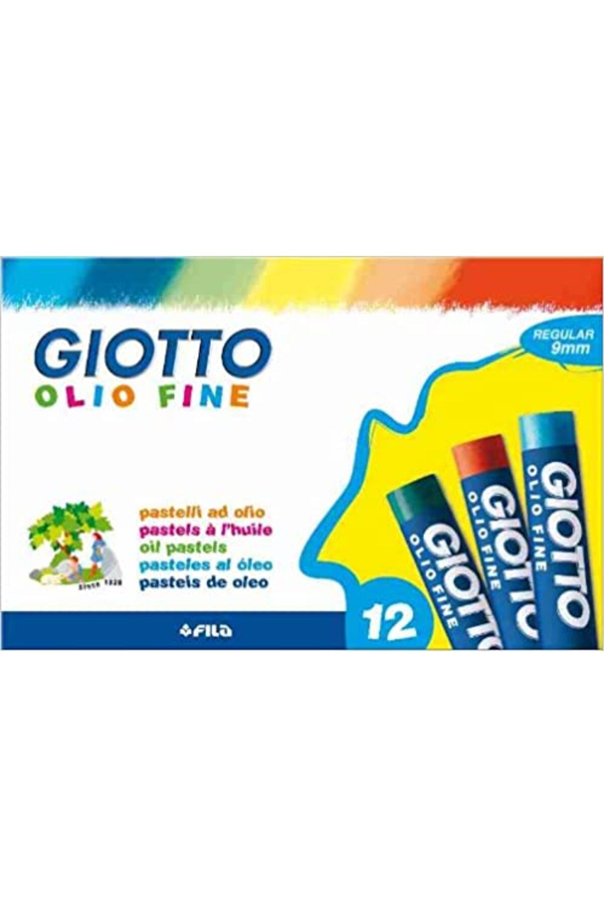 Giotto Olio Fine Maxi Pastel Boya 12 Renk