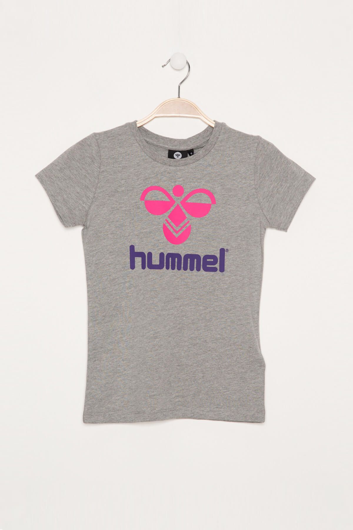 hummel Gri Kız Çocuk Almına Kısa Kollu Tişört