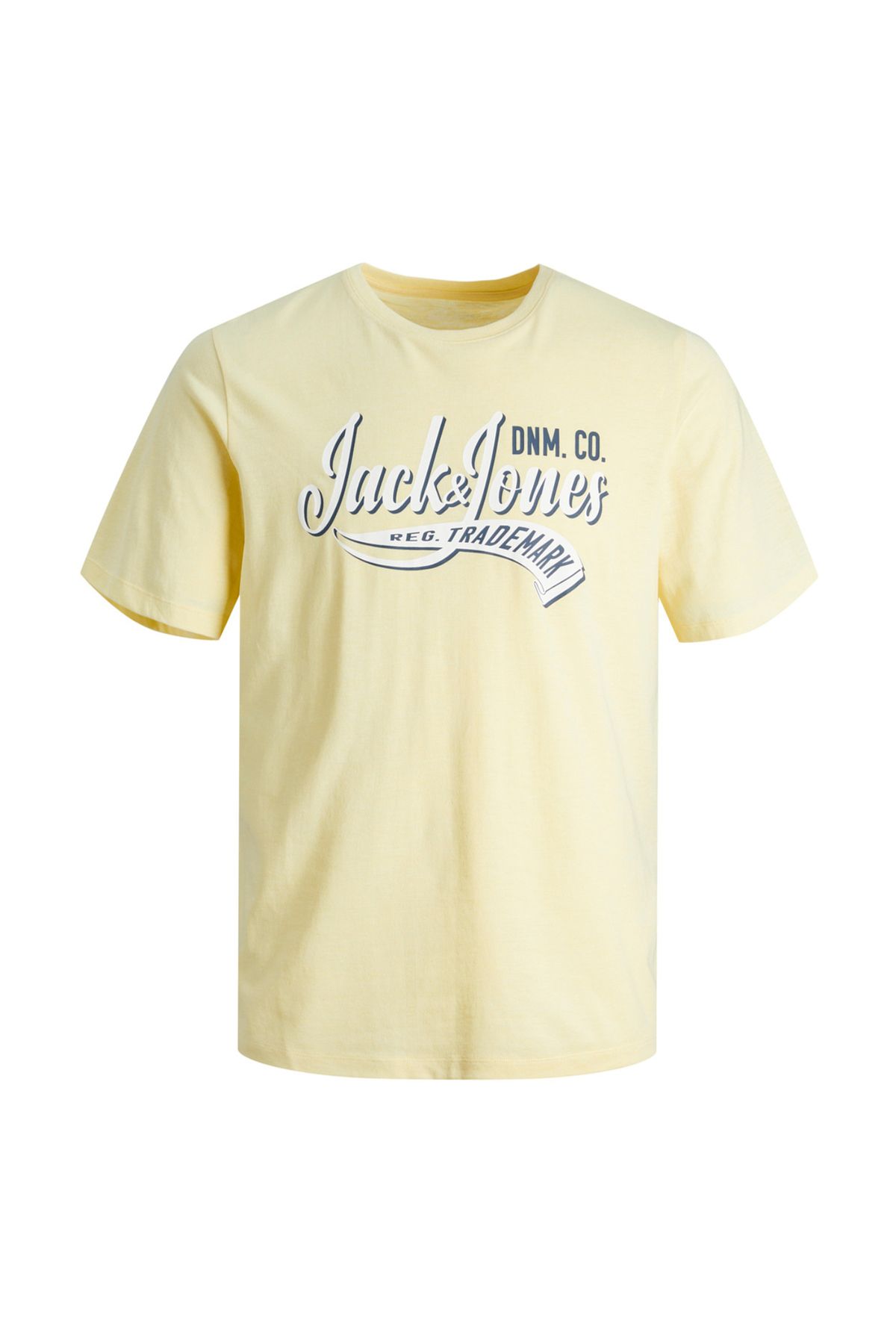 Jack & Jones Baskılı Sarı Erkek T-Shirt JJELOGO TEE SS NECK 2 COL 23/24 NOO