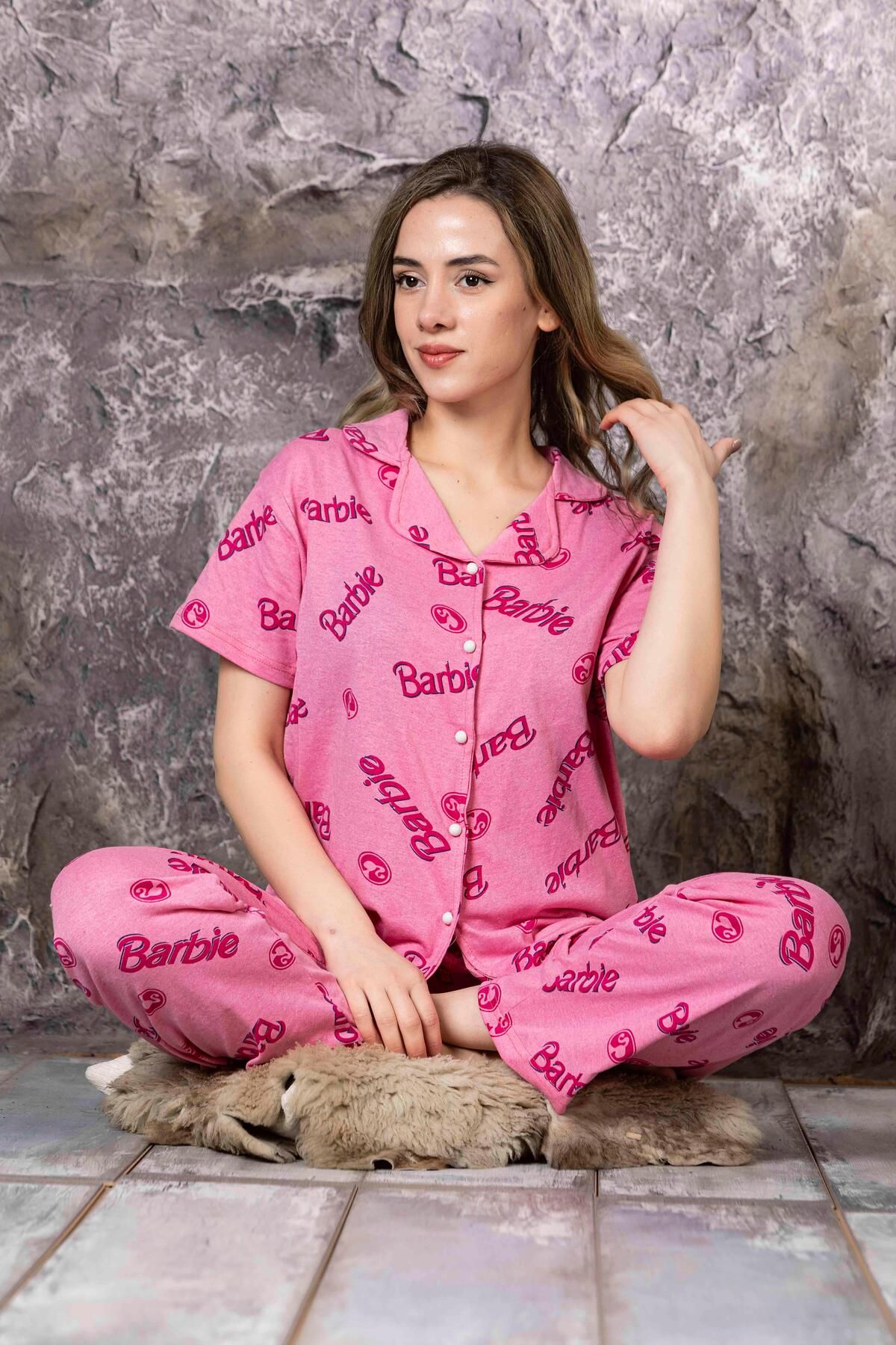 CALİA Barbie Yazlık Pijama Takımı Yeni Sezon