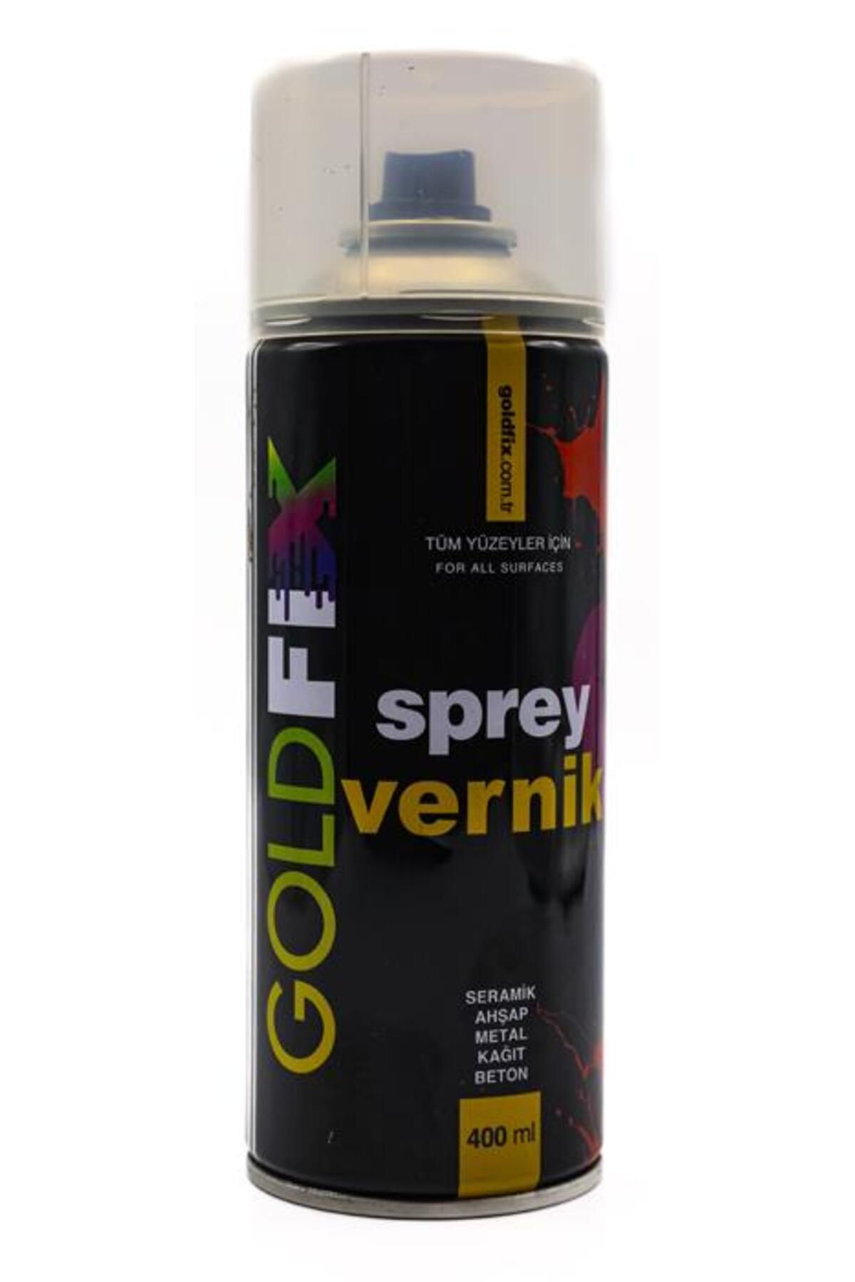 GOLDFİX Goldfix Şeffaf Vernik Sprey 200 Ml